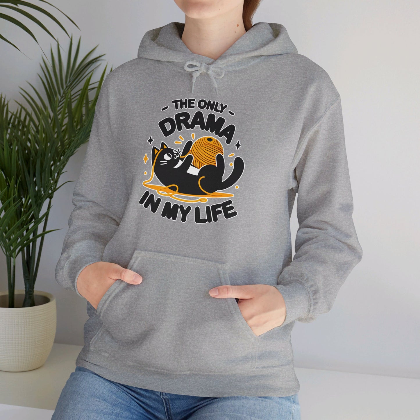 The Only Drama in my Life Gender-Neutral Hoodie