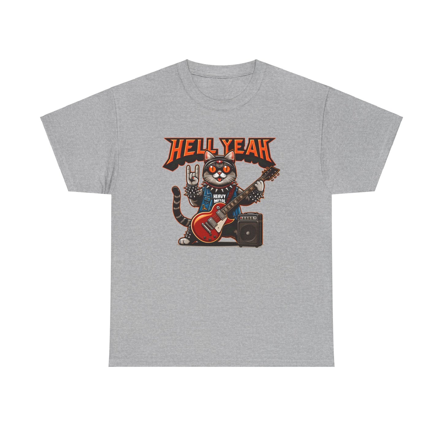 Heavy Metal Cat Unisex T-shirt