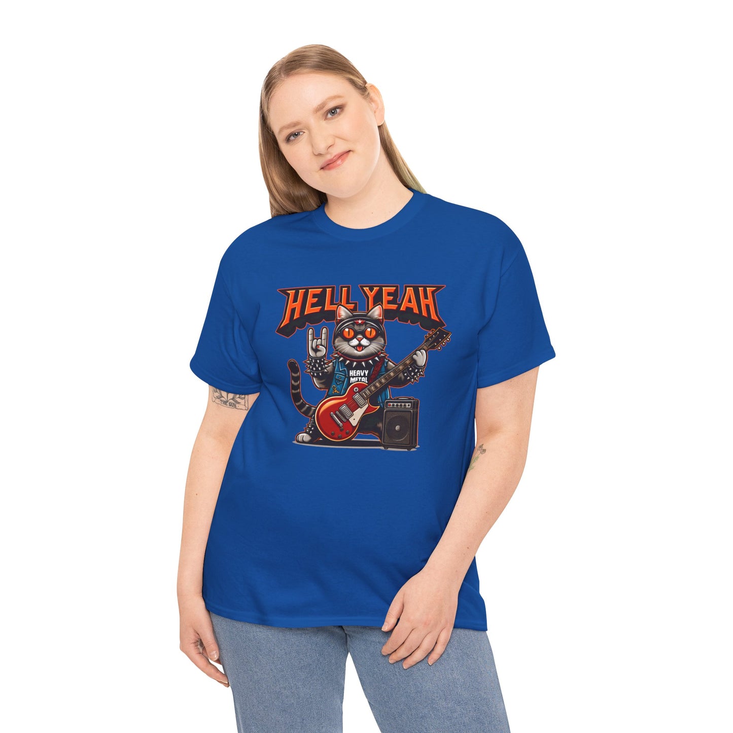 Heavy Metal Cat Unisex T-shirt
