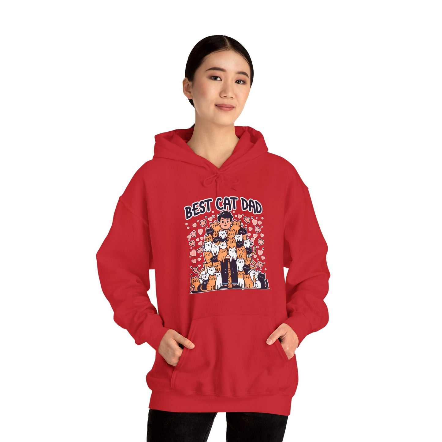 Best Cat Dad Gender-Neutral Hoodie