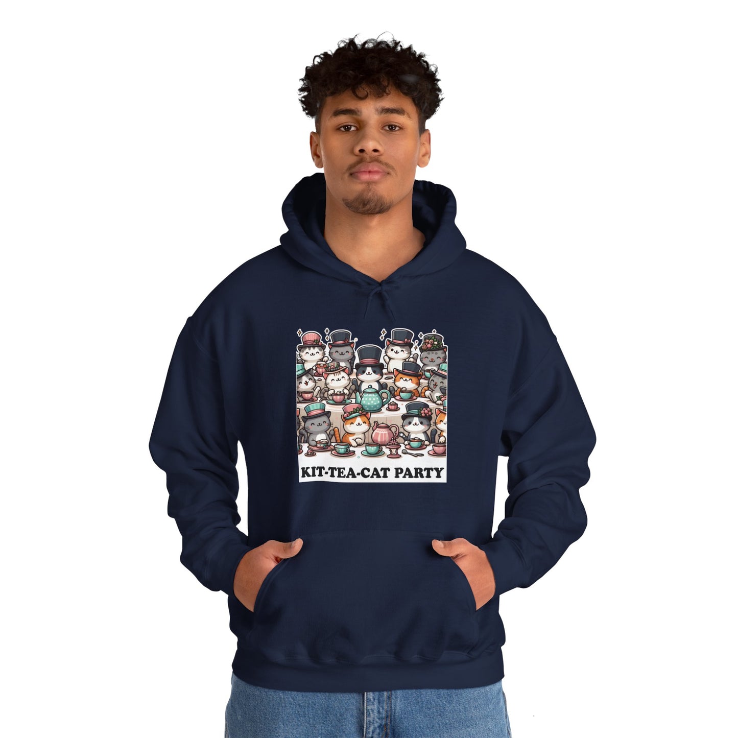 Kit-Tea-Cat Party Hoodie