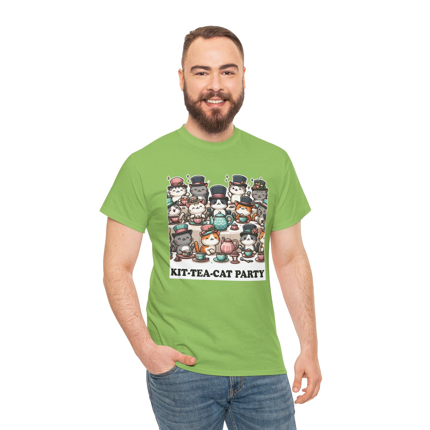Kit-Tea-Cat Party T-Shirt
