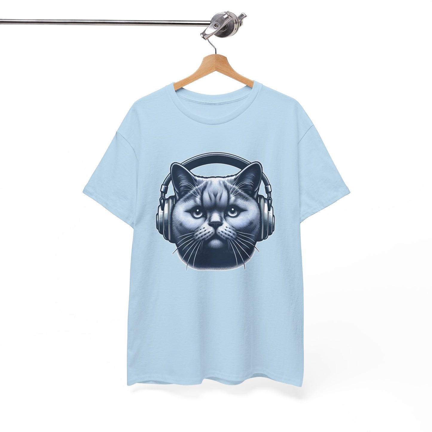 Headphones Cat T-Shirt