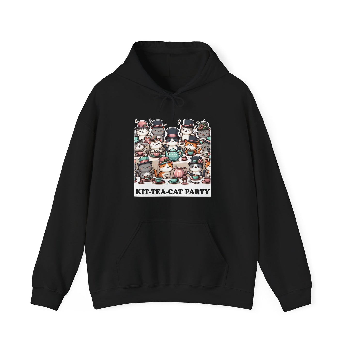 Kit-Tea-Cat Party Hoodie