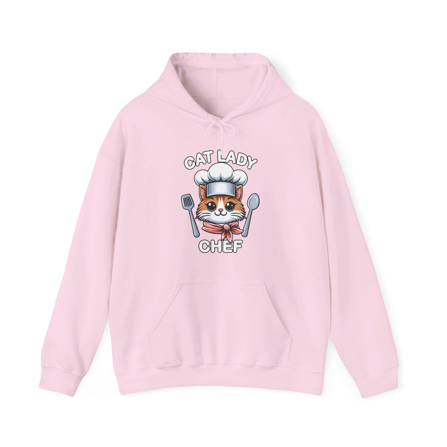 Cat Lady Chef Gender-Neutral Hoodie