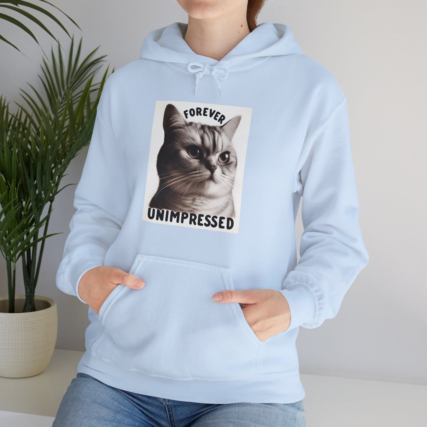 Forever Unimpressed Gender-Neutral Hoodie