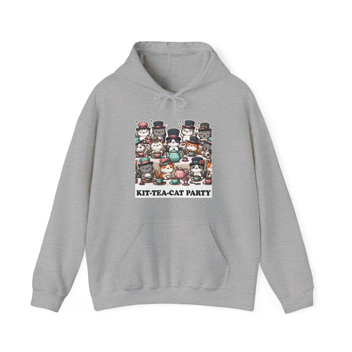 Kit-Tea-Cat Party Hoodie