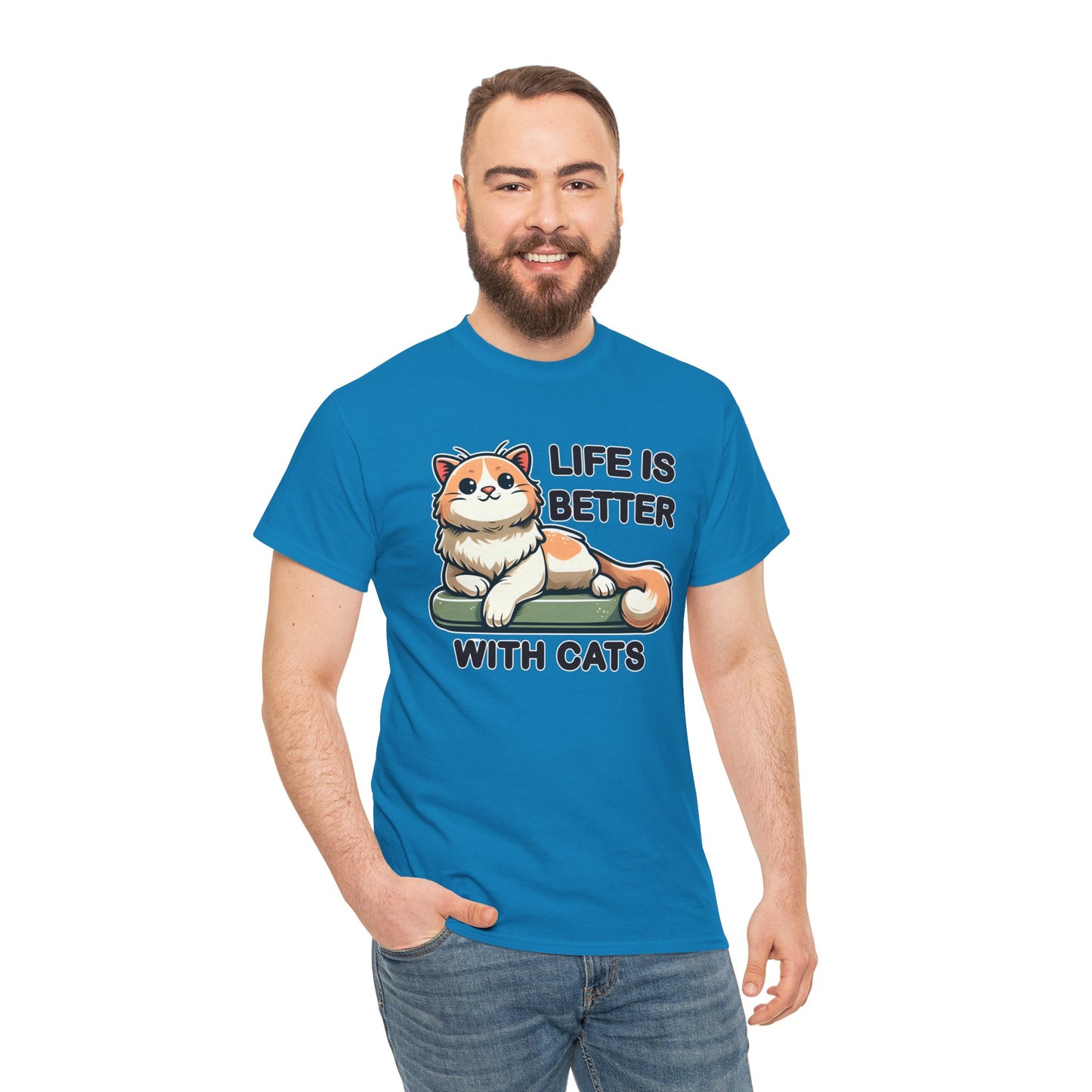 Life is Better with Cats T-Shirt