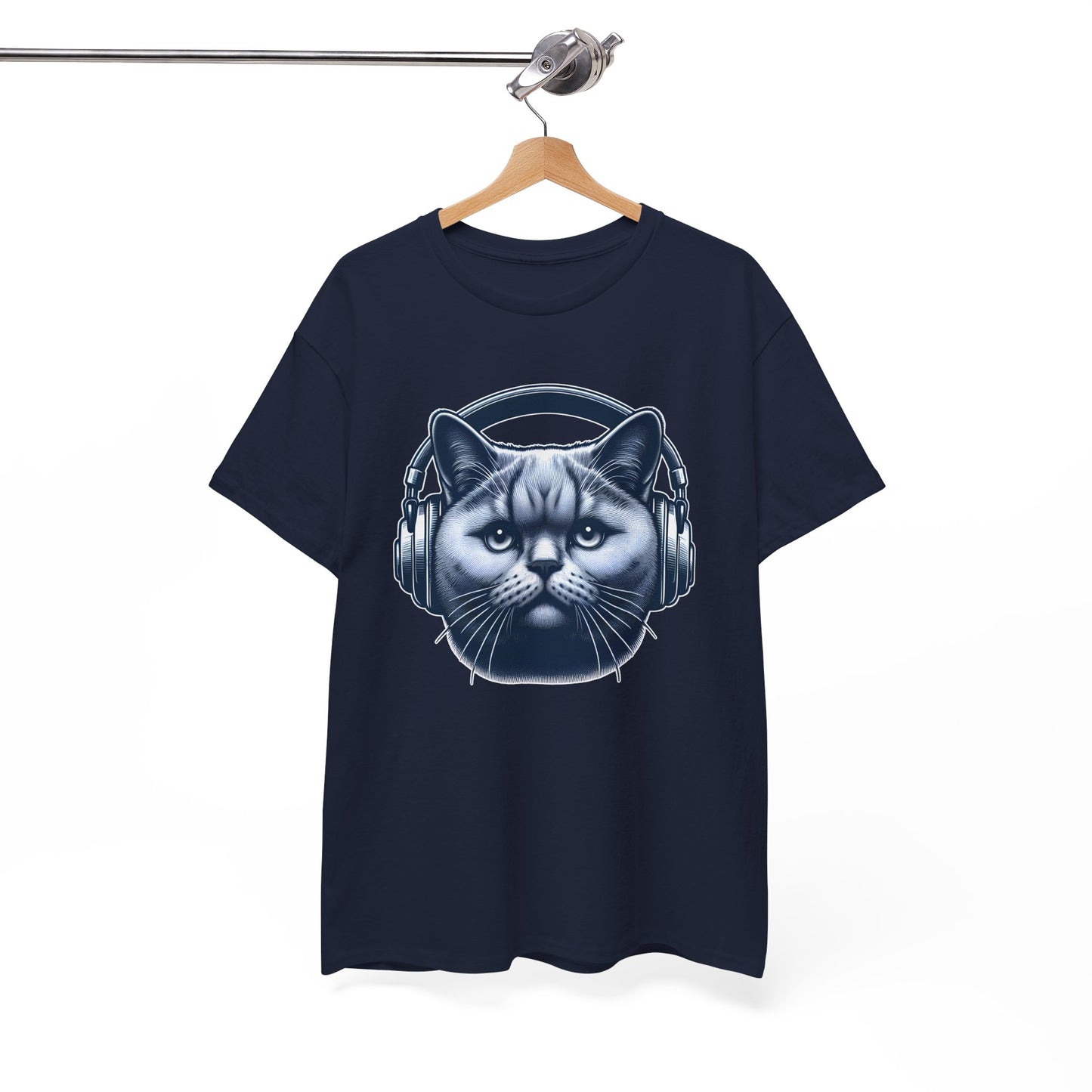 Headphones Cat T-Shirt