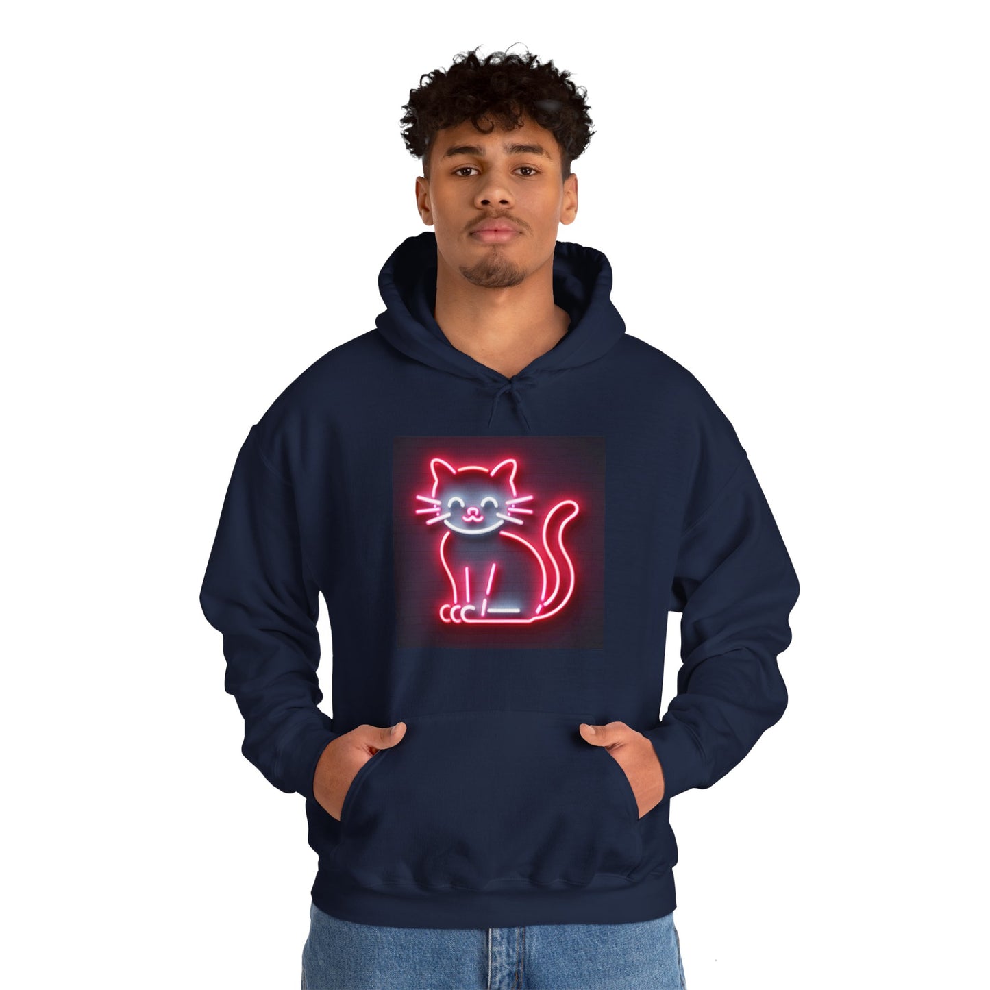 Neon Cat Hoodie