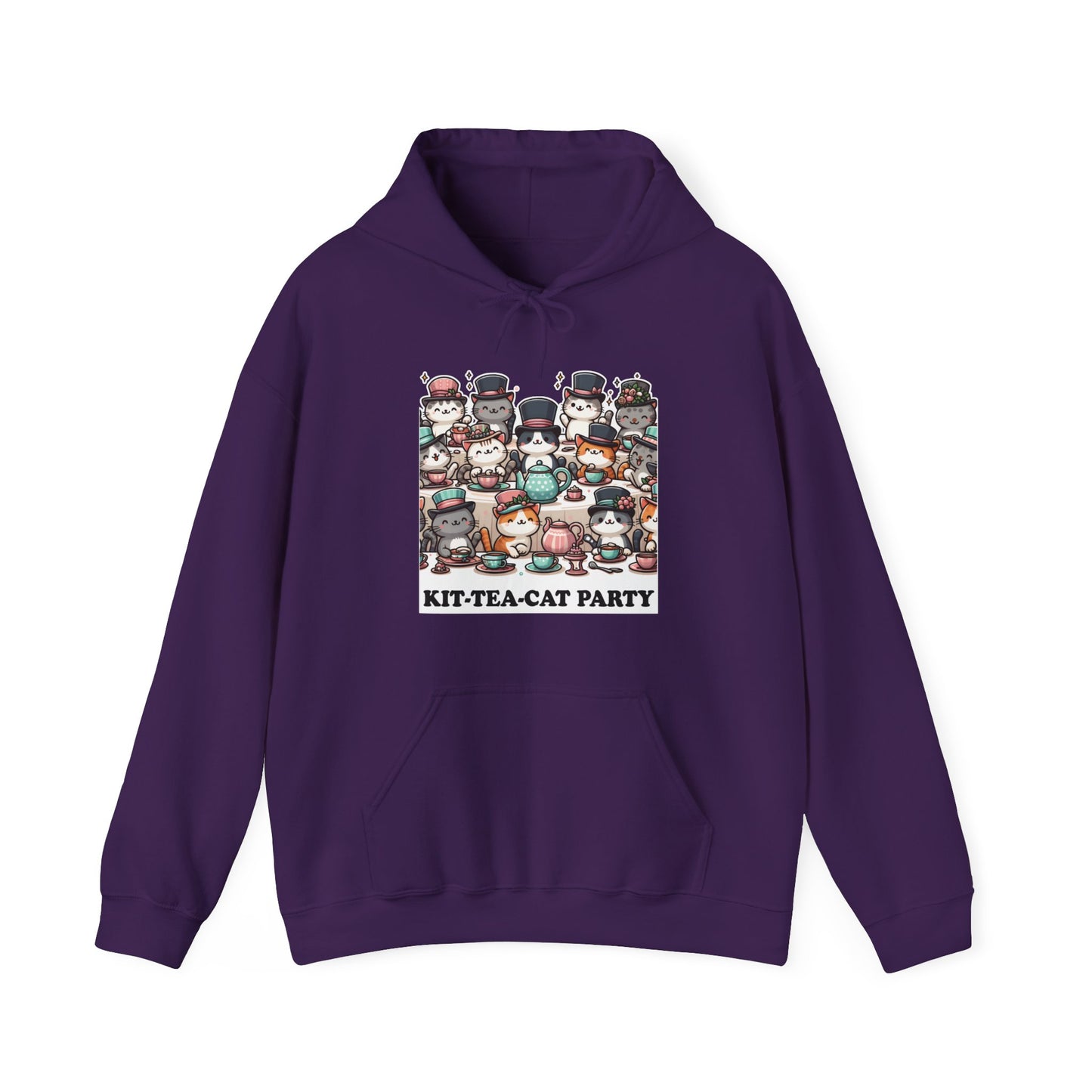 Kit-Tea-Cat Party Hoodie