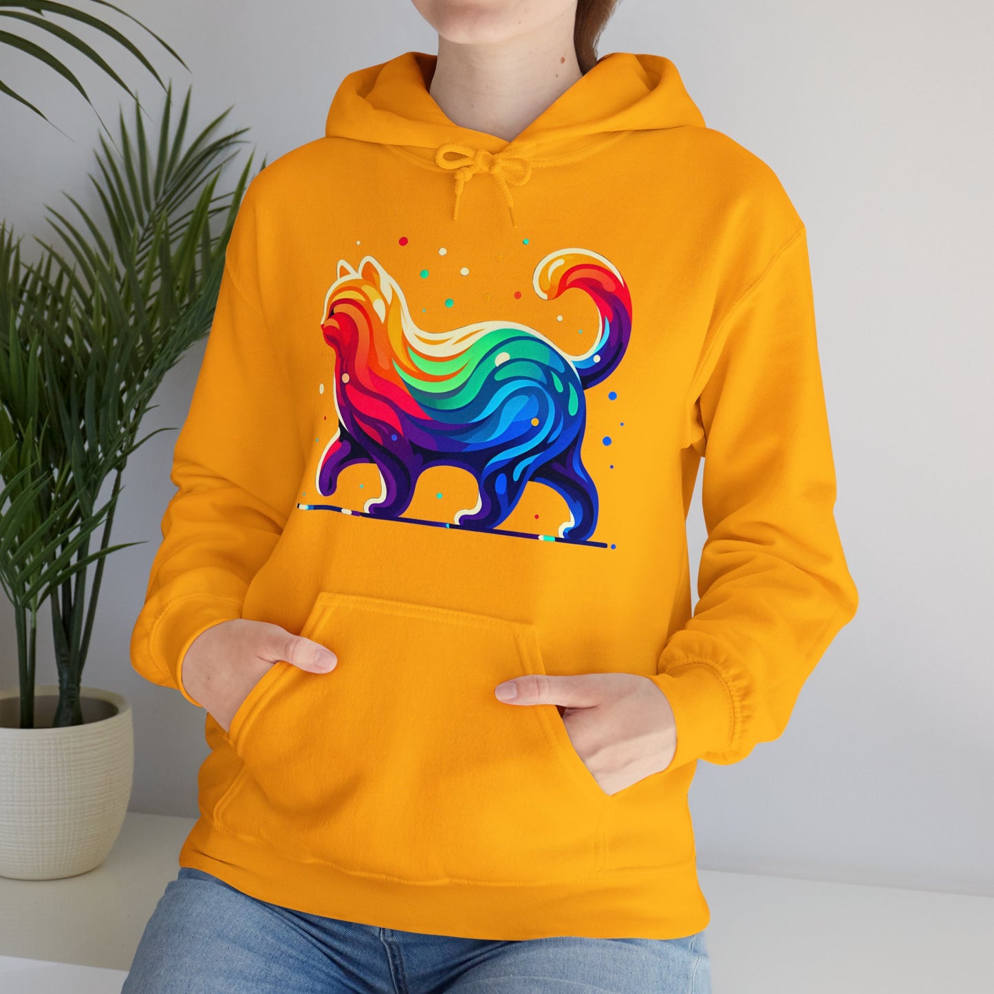 Rainbow Mood Gender-Neutral Hoodie