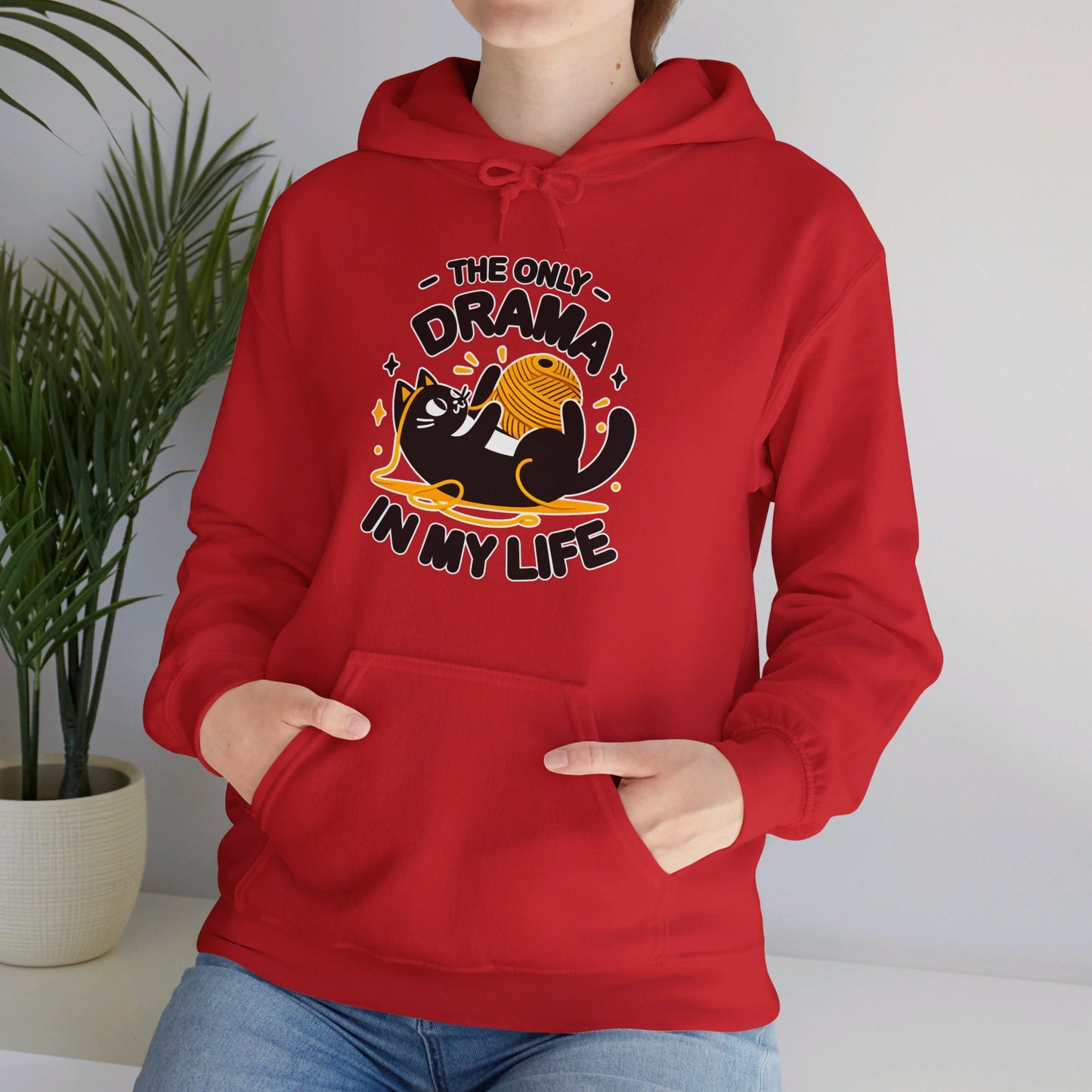The Only Drama in my Life Gender-Neutral Hoodie