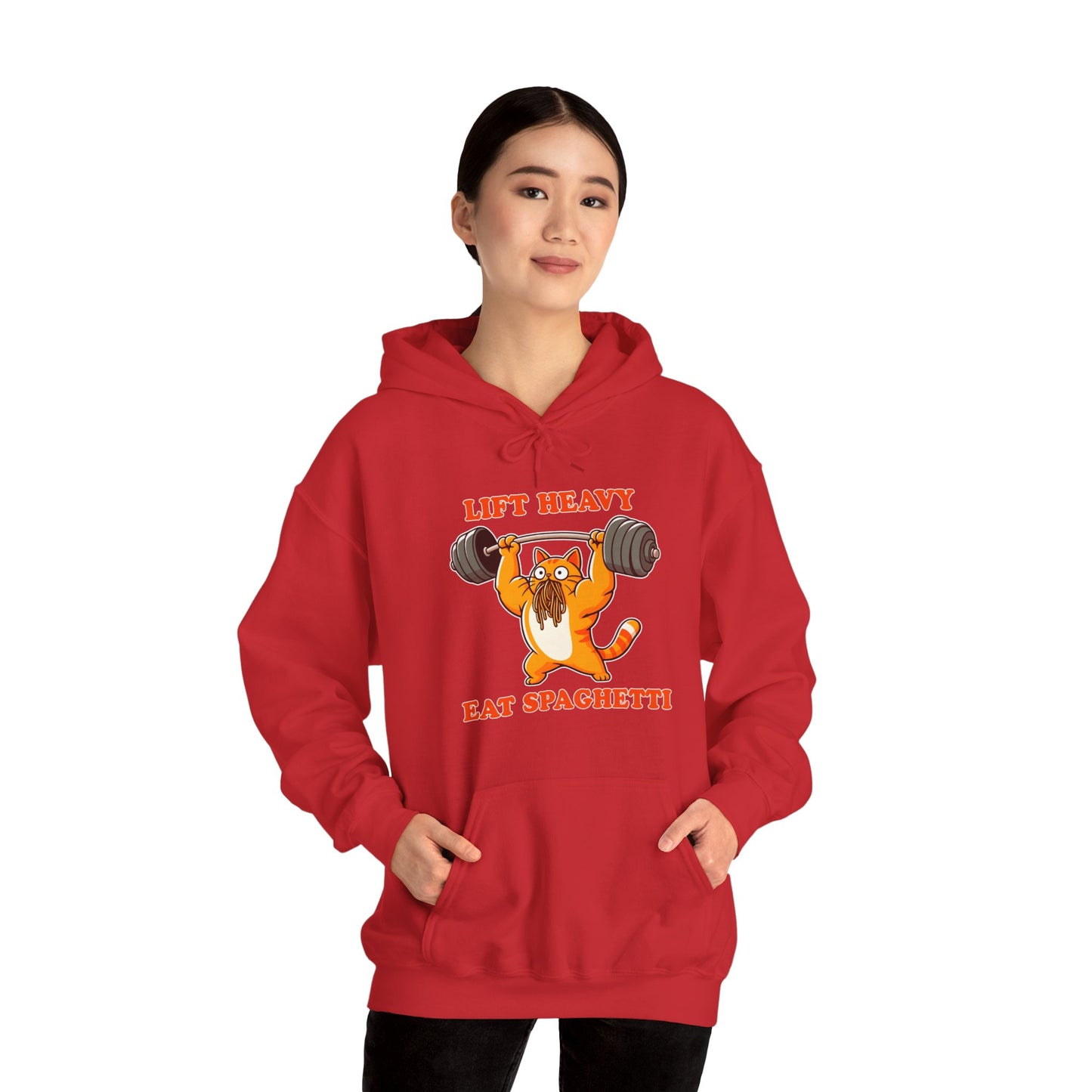 Lift Heavy, Eat Spaghetti Hoodie