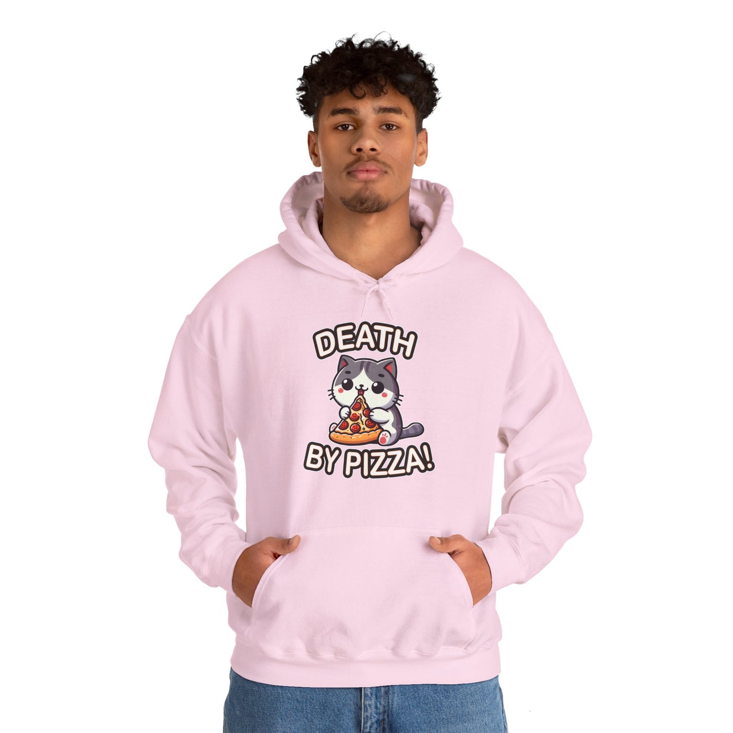 Death by Pizza Gender-Neutral Hoodie