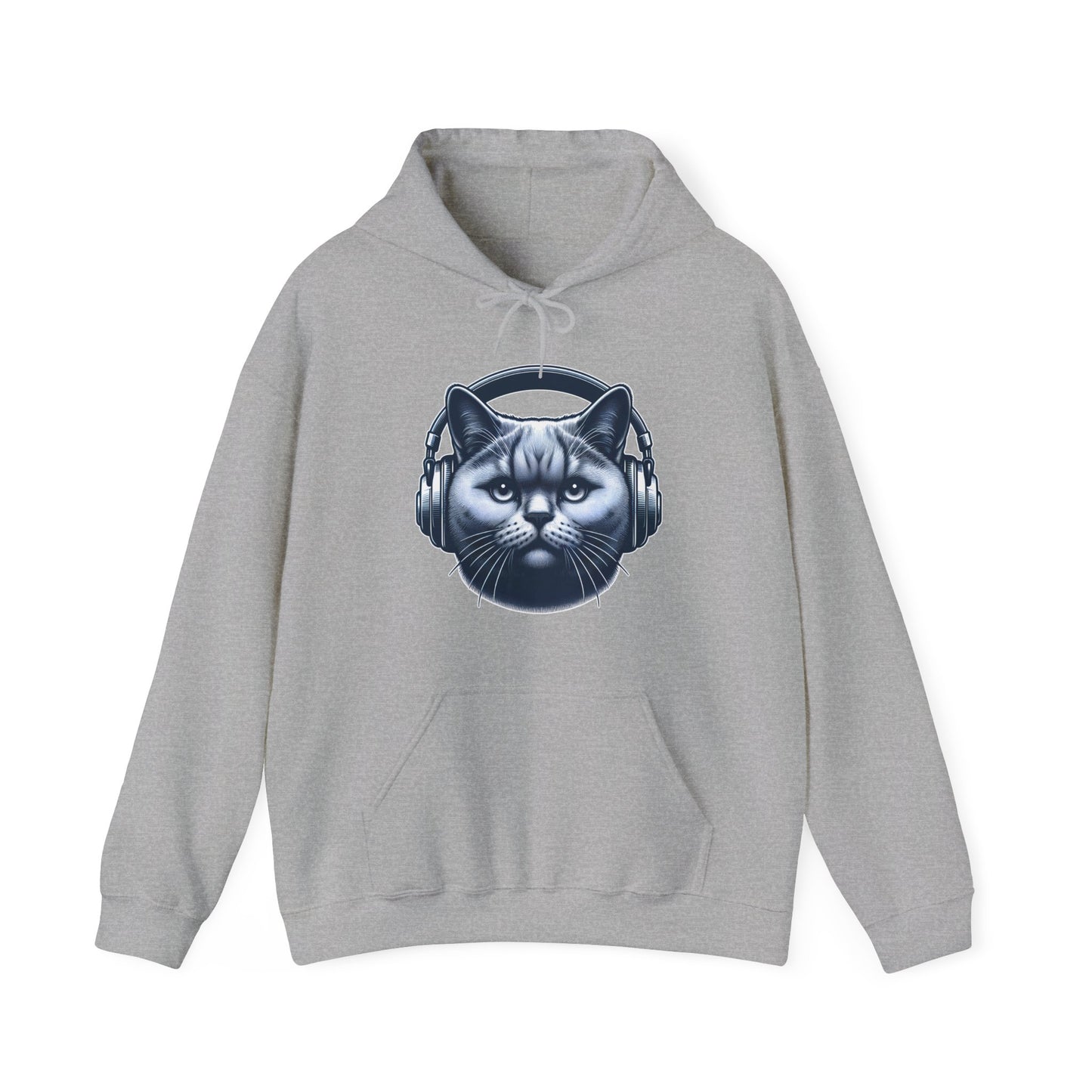 Headphones Cat Hoodie