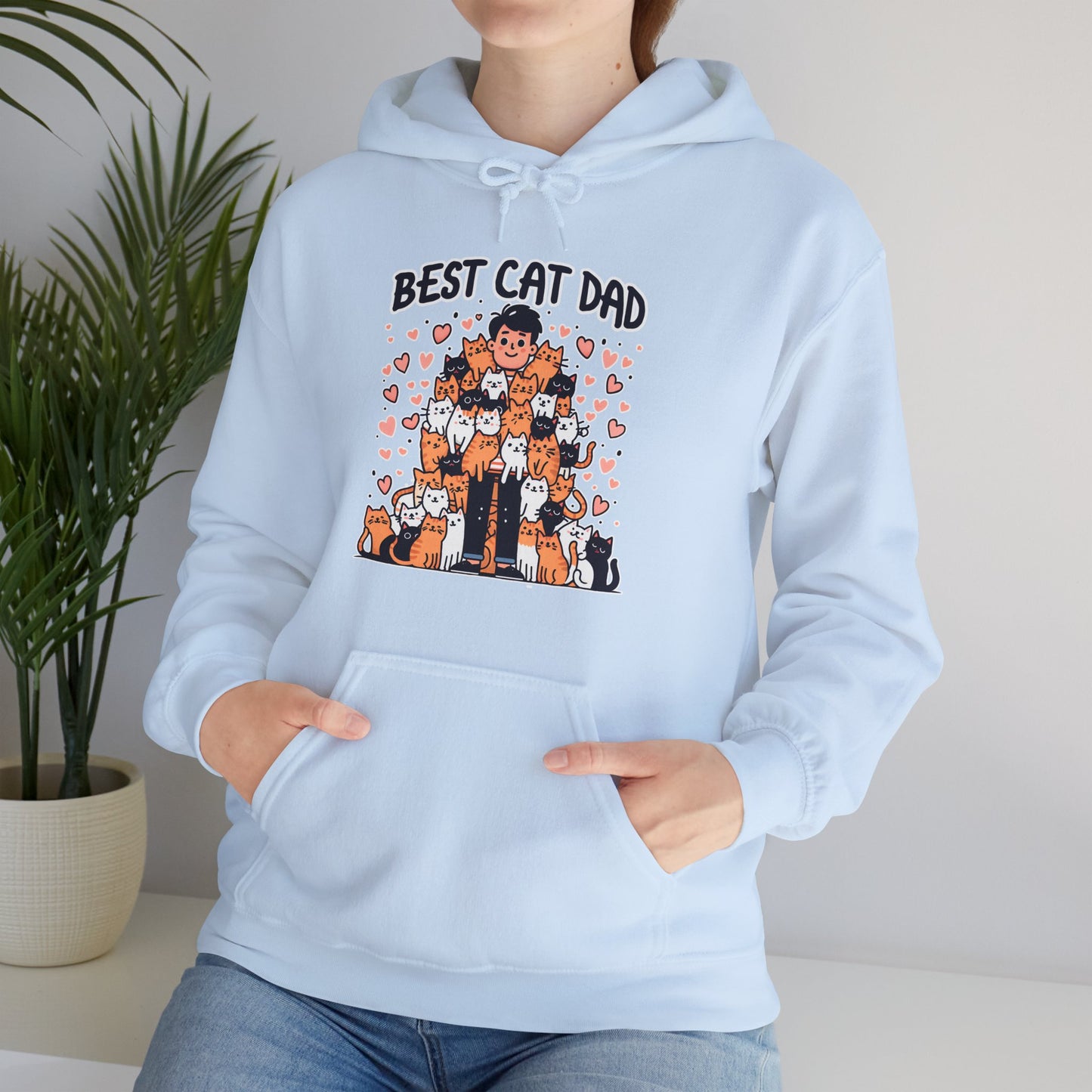 Best Cat Dad Gender-Neutral Hoodie