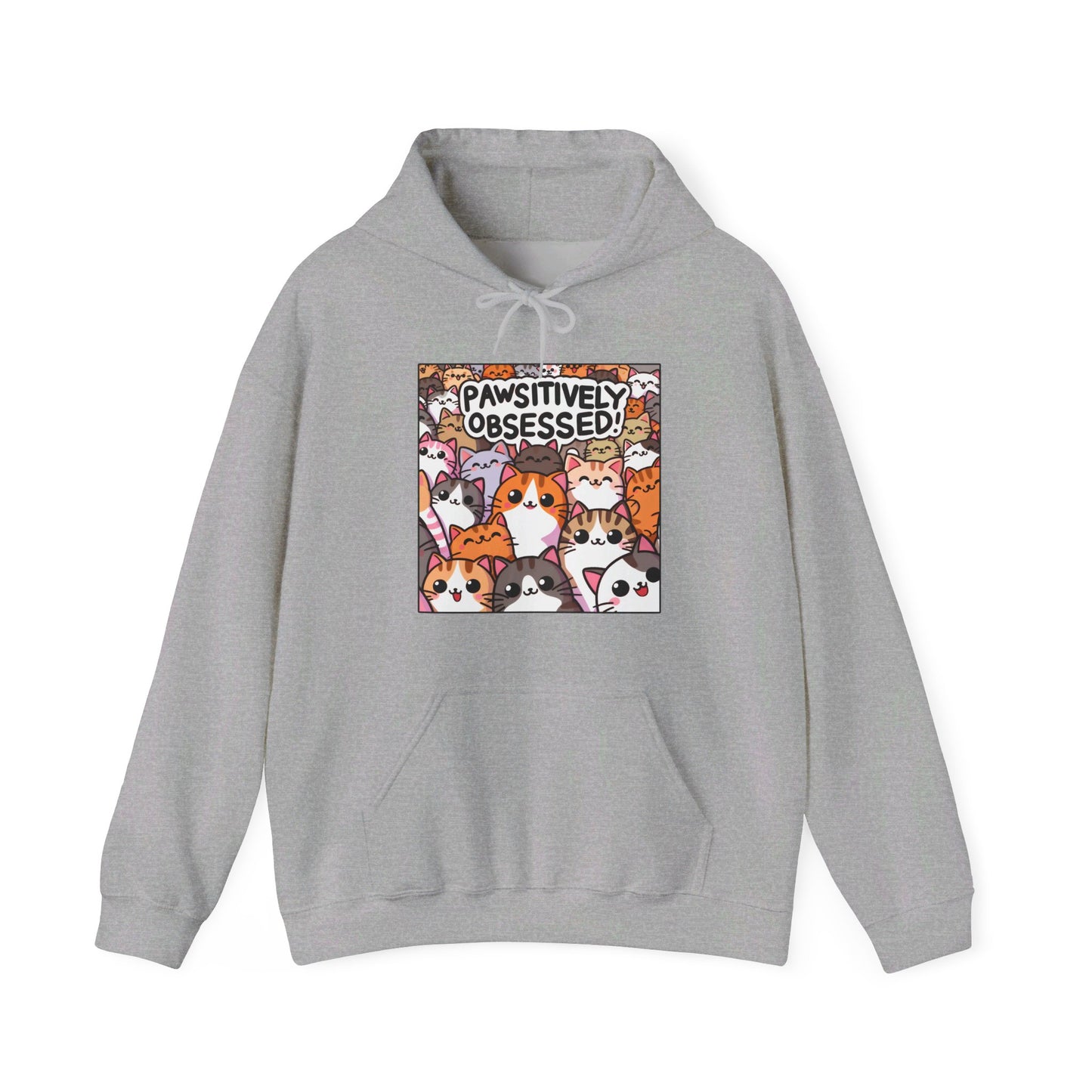 Pawsitively Obsessed Gender-Neutral Hoodie