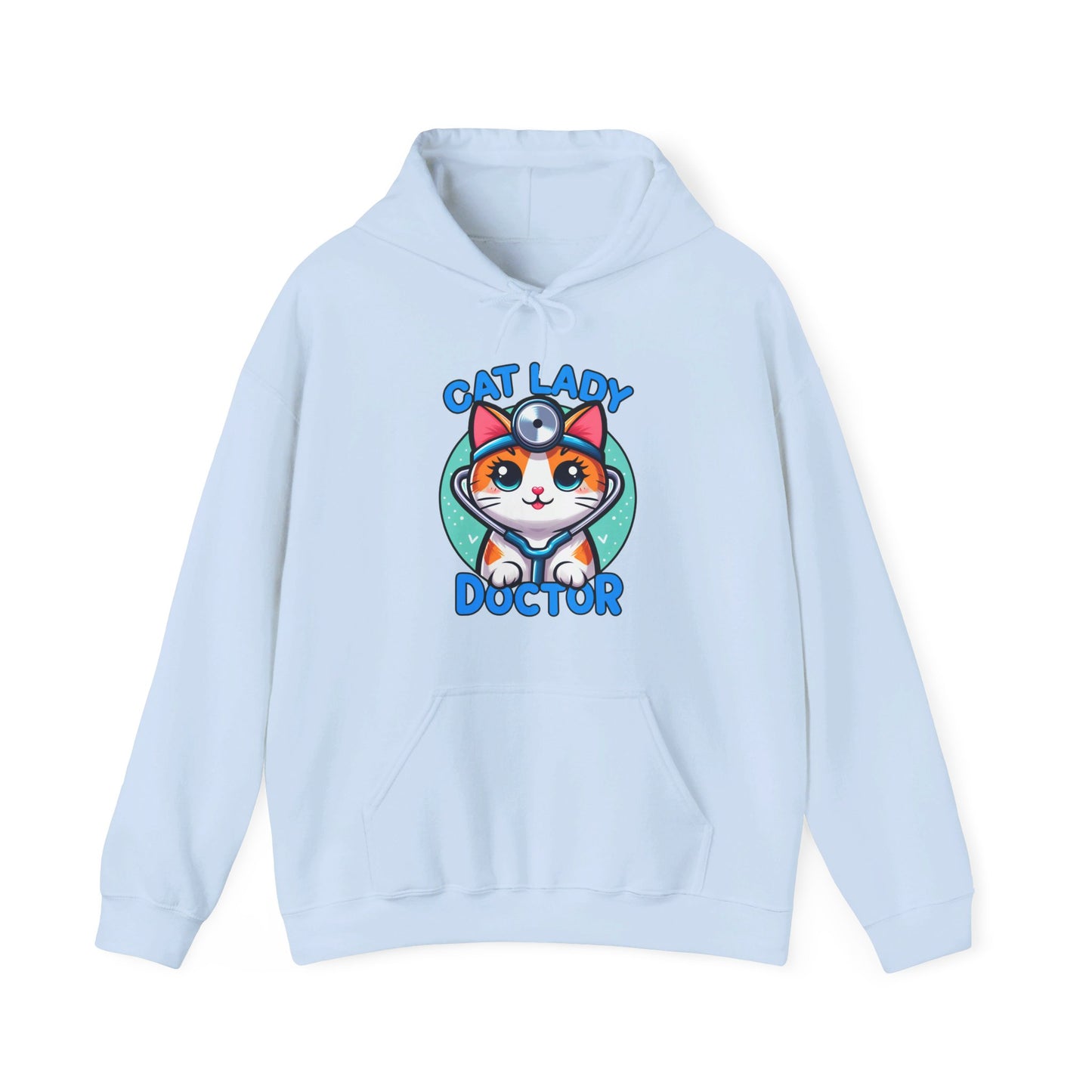 Cat Lady Doctor Gender-Neutral Hoodie