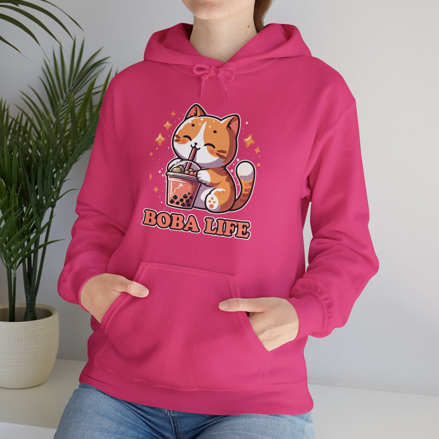 Boba Life Cat Hoodie