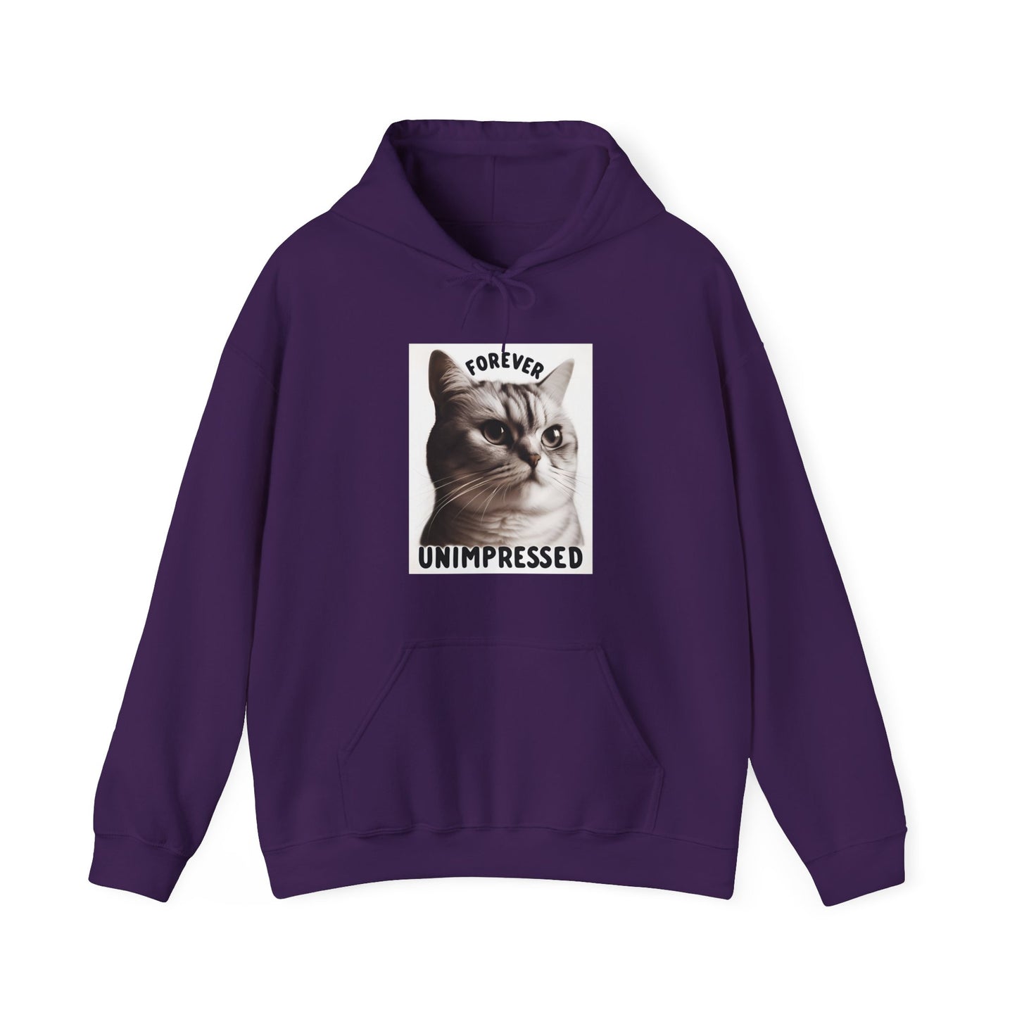 Forever Unimpressed Gender-Neutral Hoodie