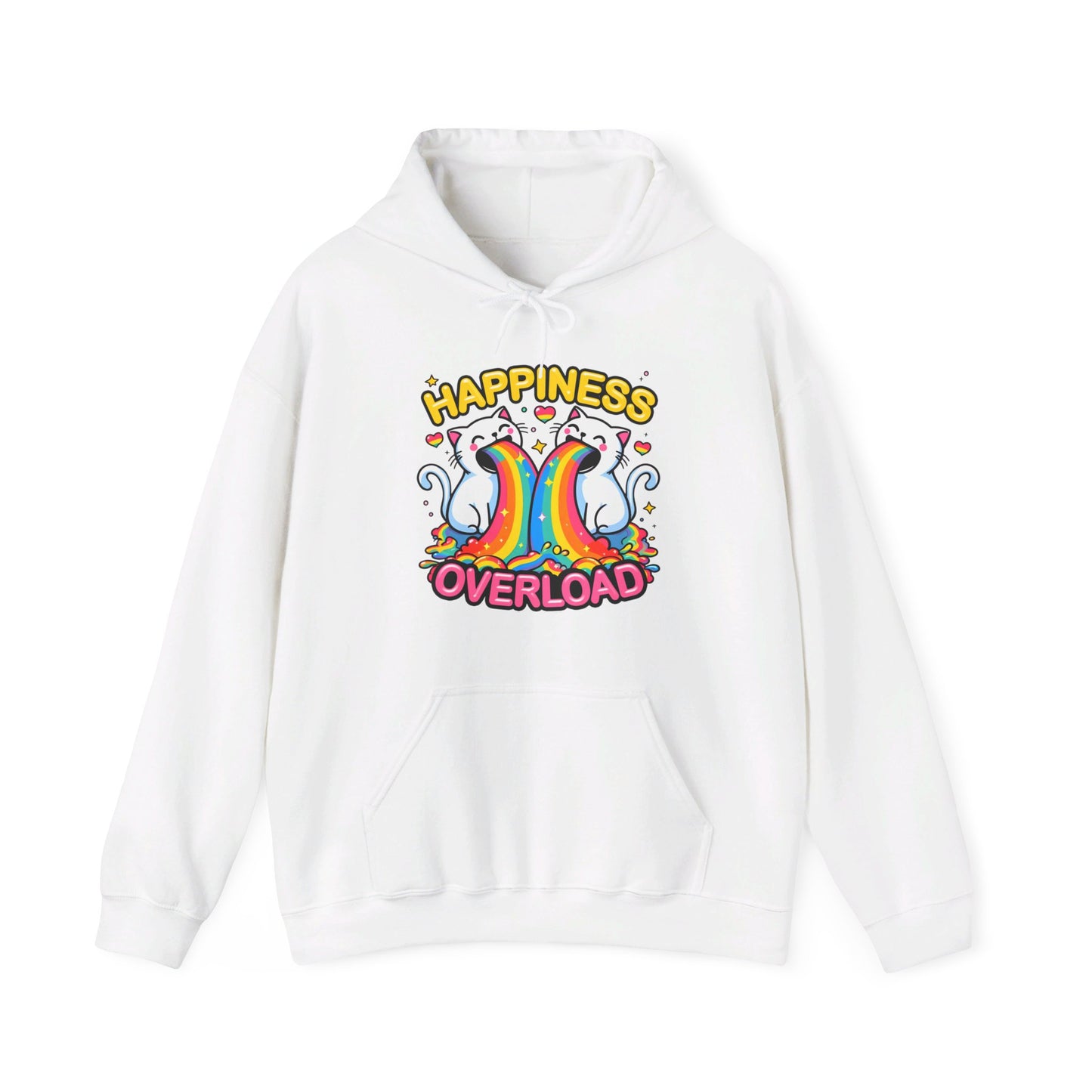 Happiness Overload Gender-Neutral Hoodie