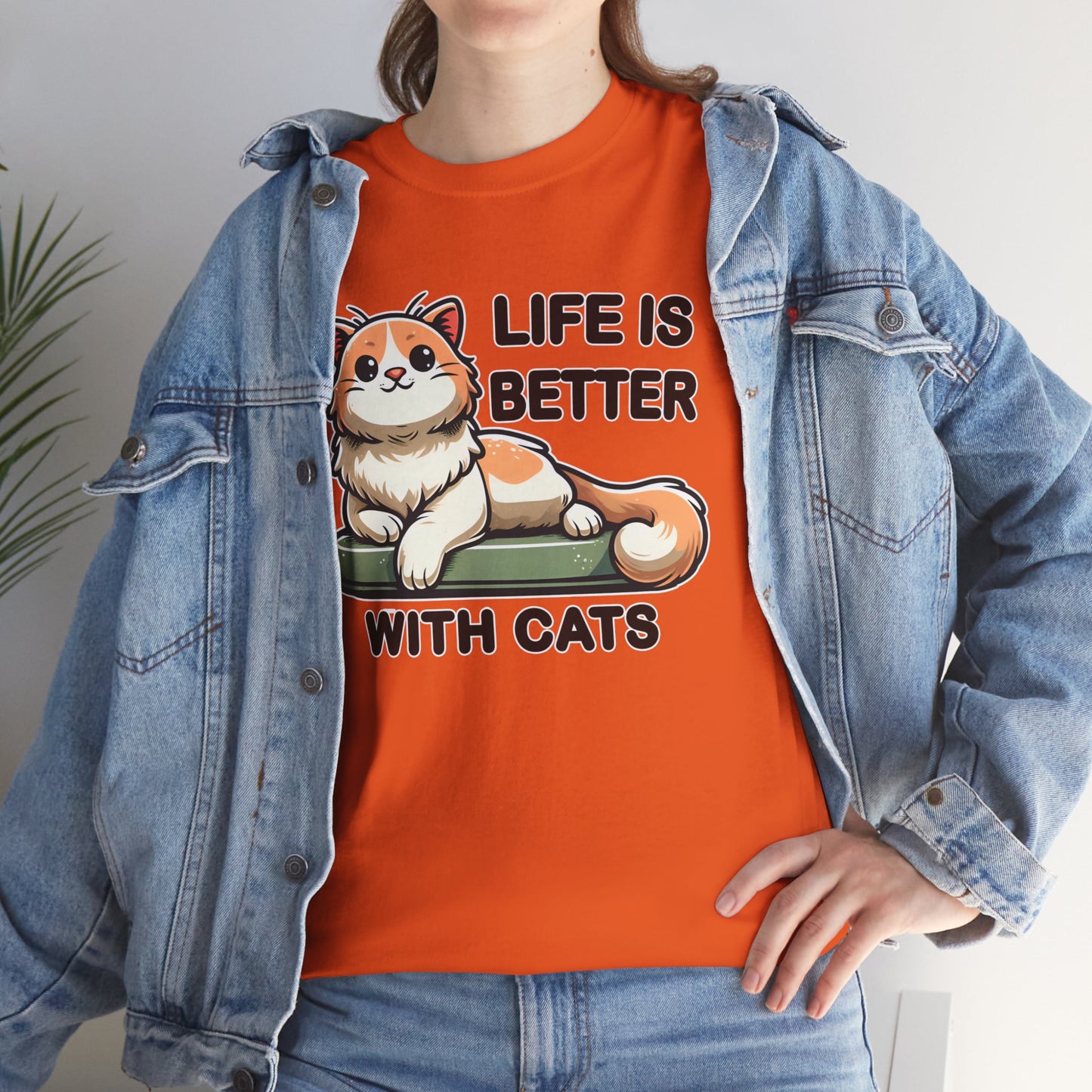 Life is Better with Cats T-Shirt