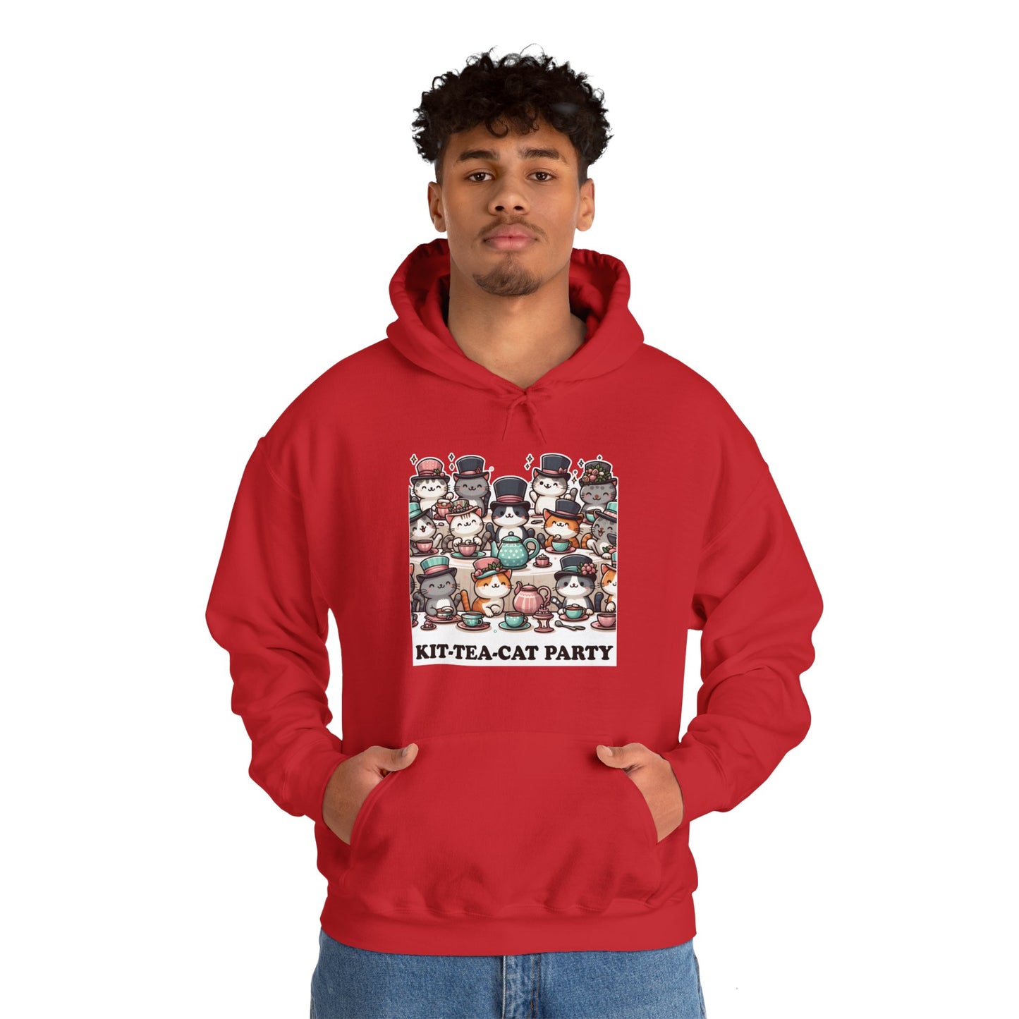Kit-Tea-Cat Party Hoodie
