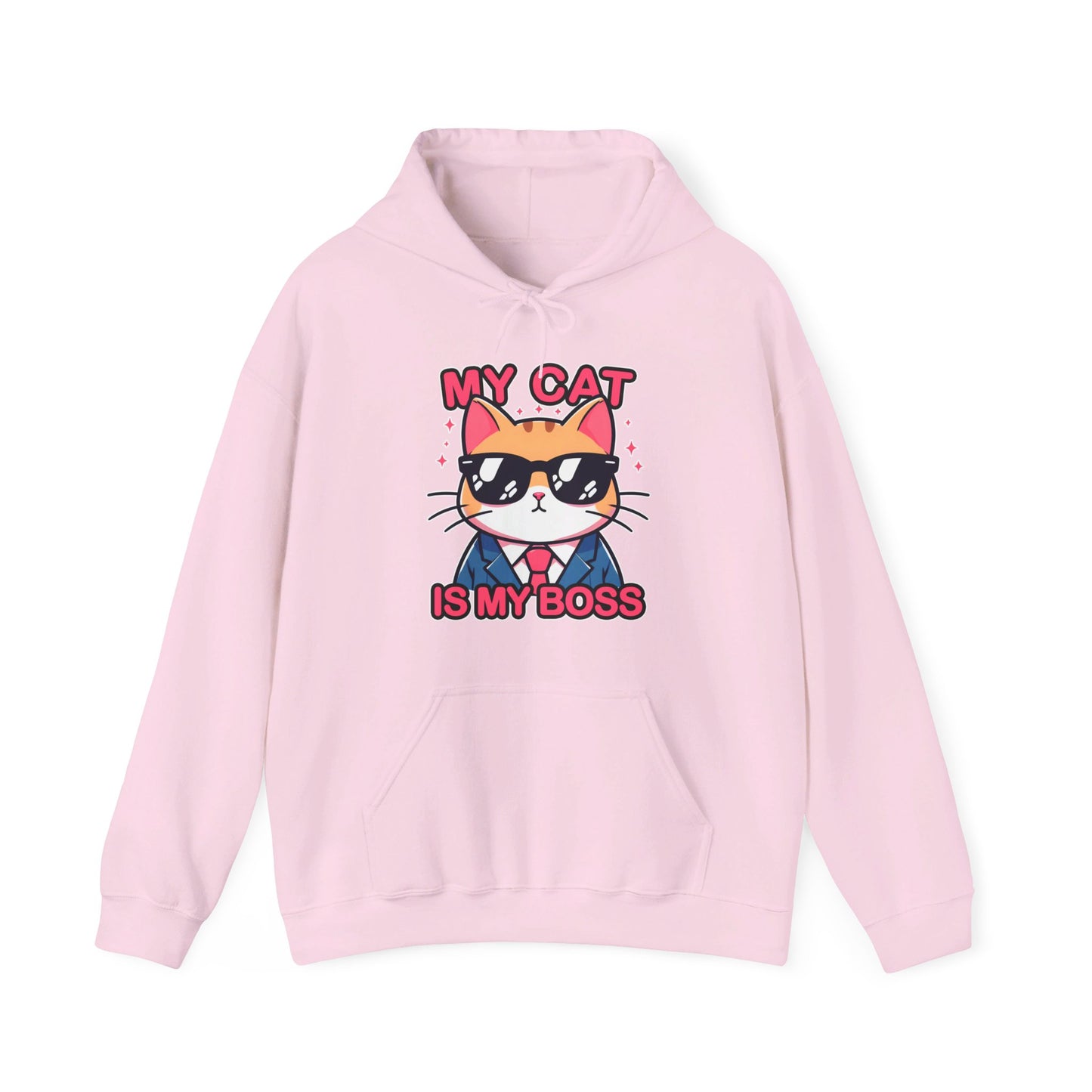 My Cat is my Boss Gender-Neutral Hoodie
