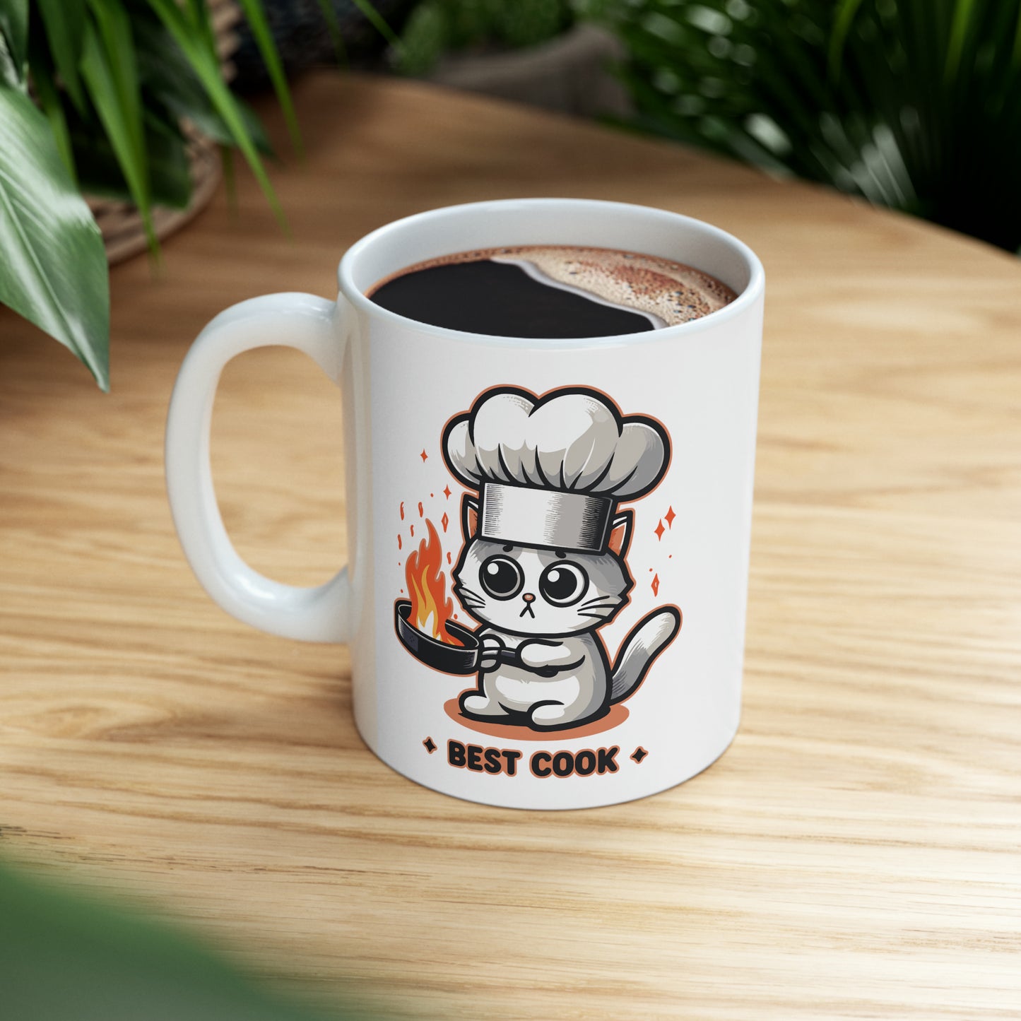 Best Cook Cat Mug