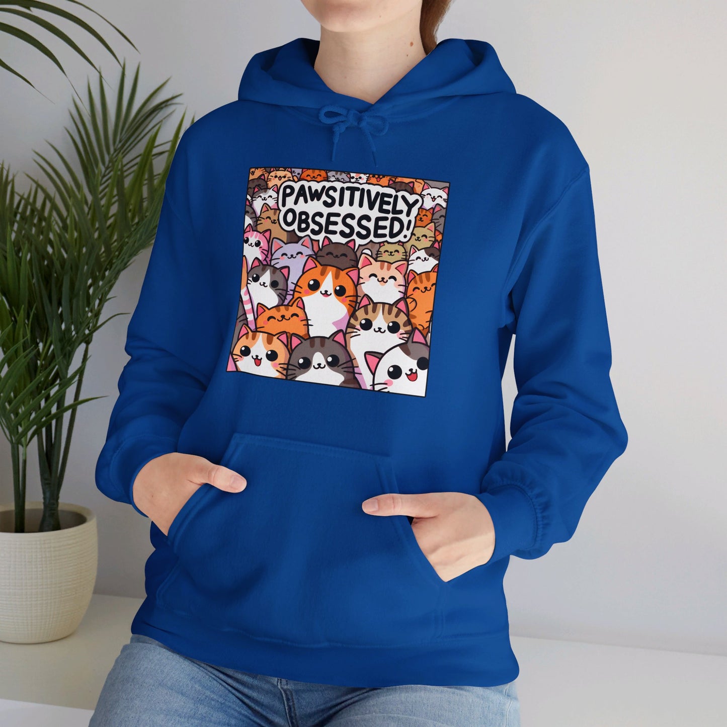 Pawsitively Obsessed Gender-Neutral Hoodie