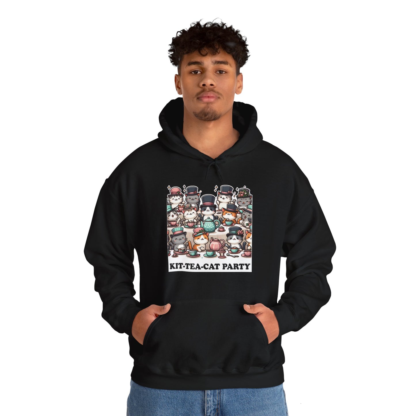Kit-Tea-Cat Party Hoodie