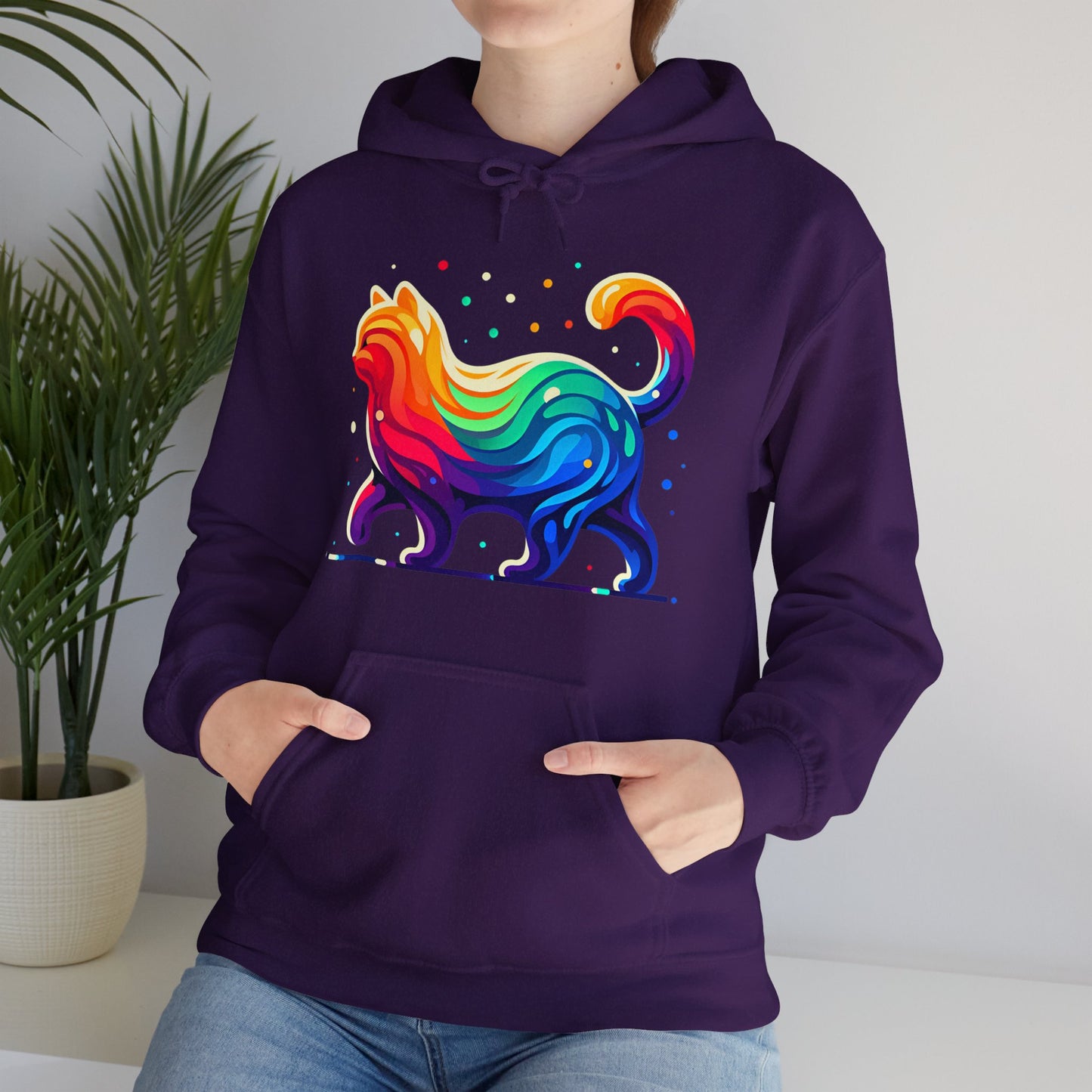 Rainbow Mood Gender-Neutral Hoodie