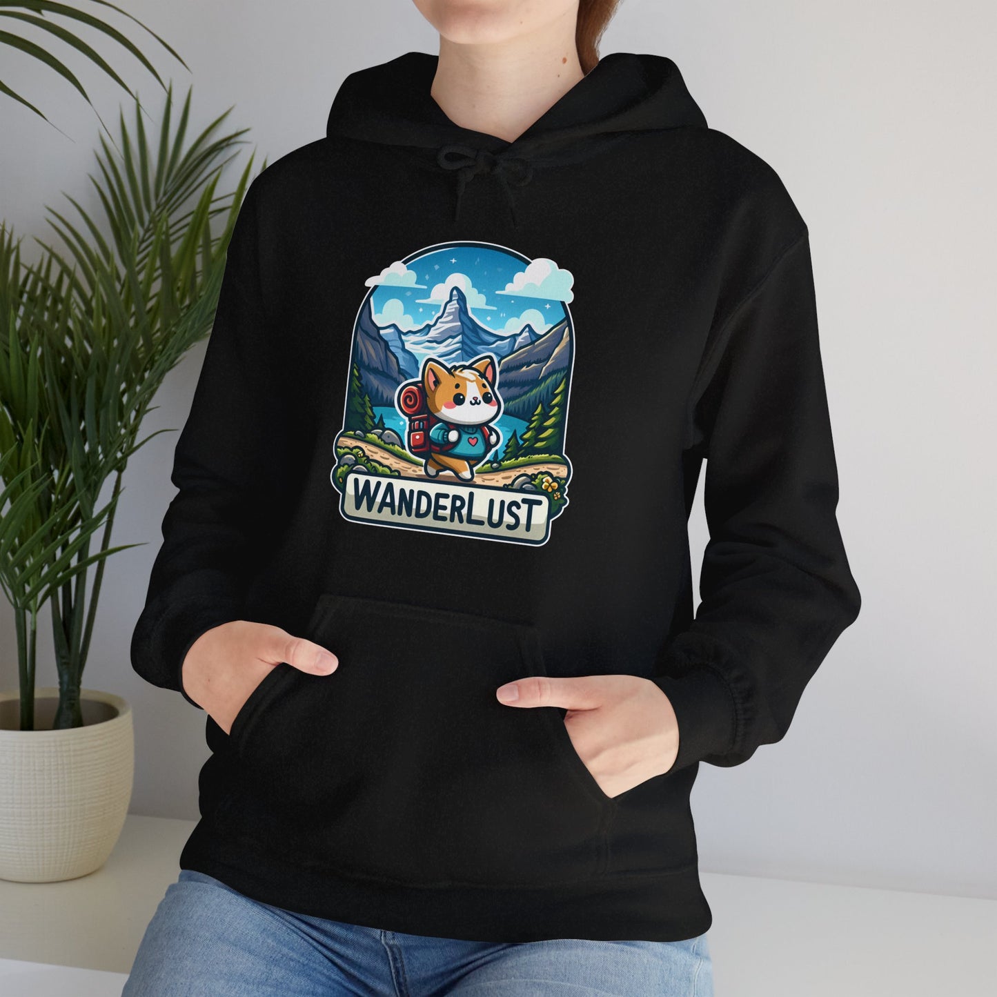 Wanderlust Gender-Neutral Hoodie