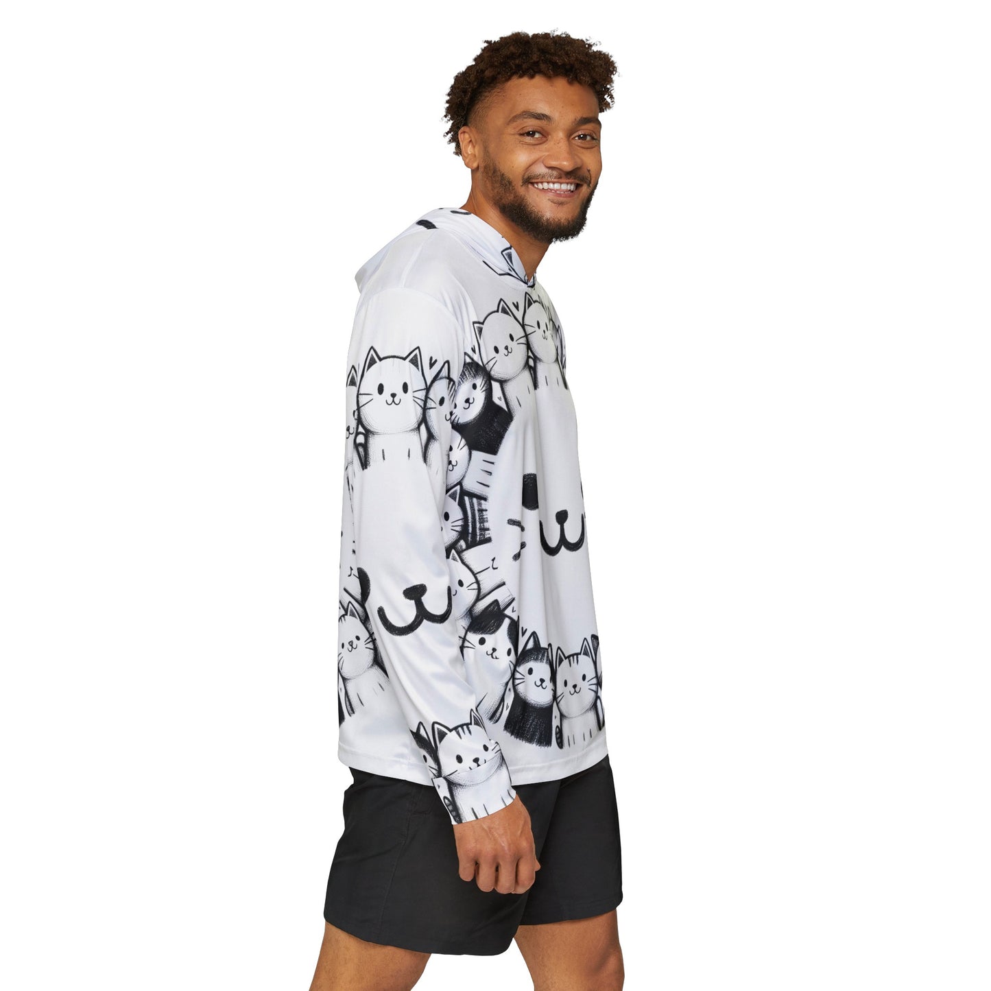 Happy Cats Unisex Lightweight Hoodie