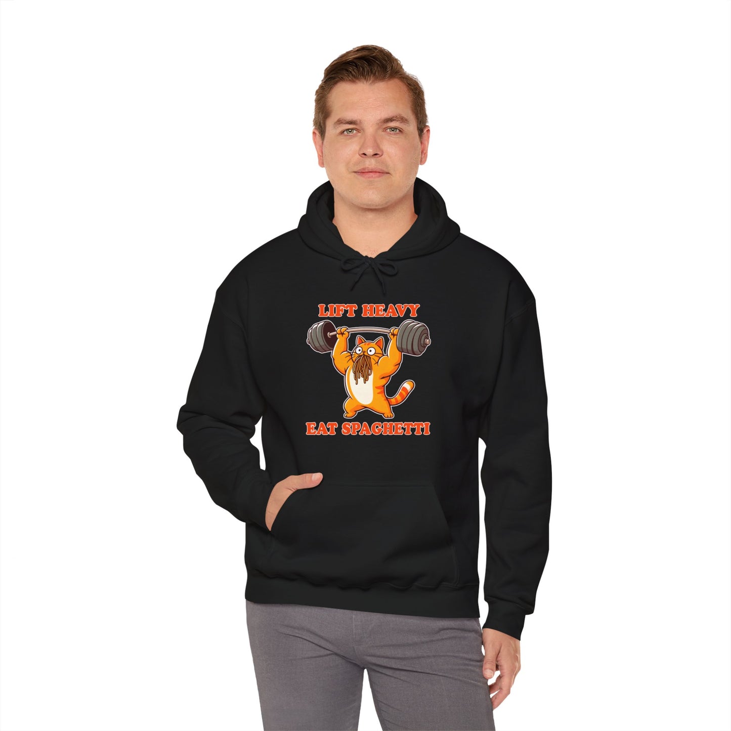 Lift Heavy, Eat Spaghetti Hoodie