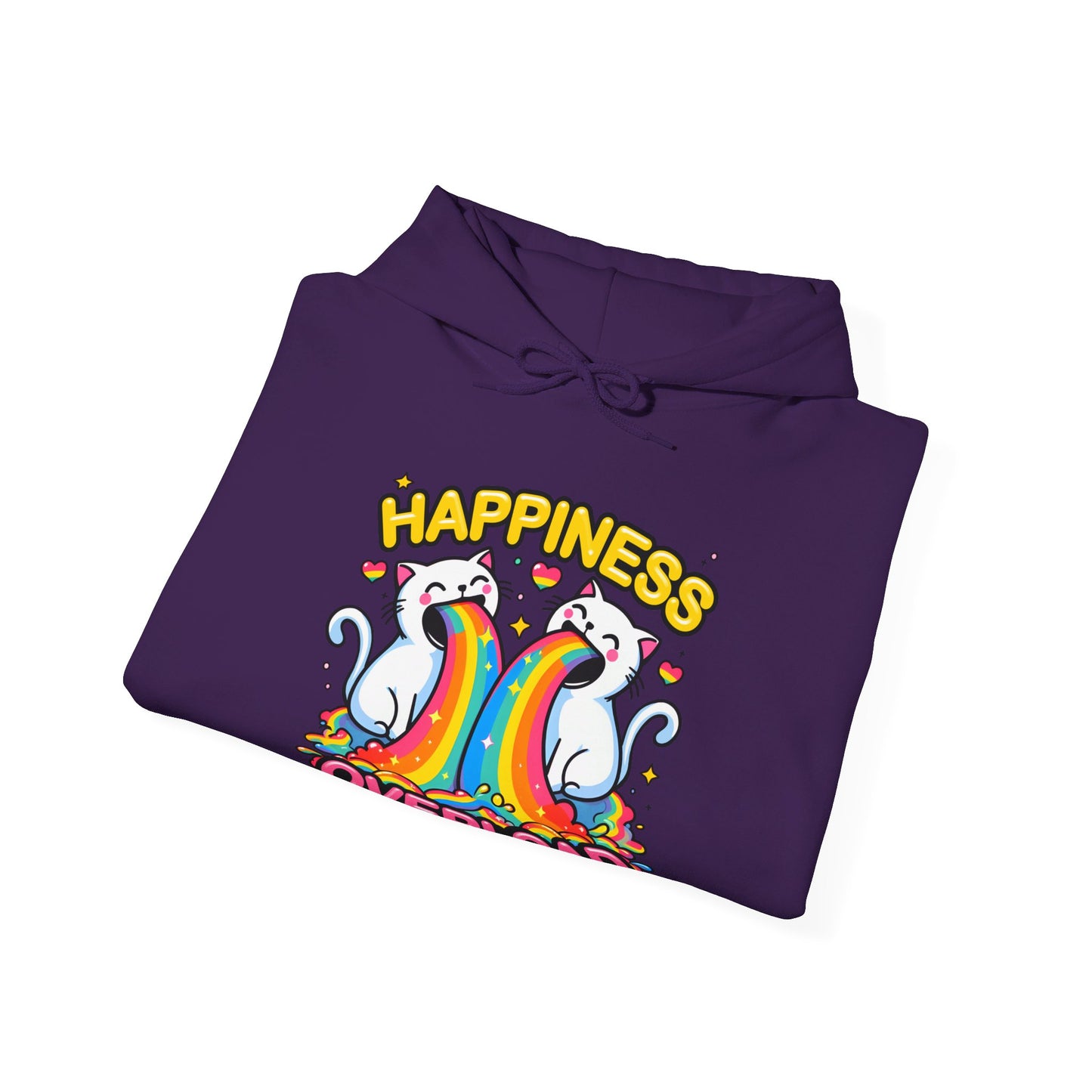 Happiness Overload Gender-Neutral Hoodie