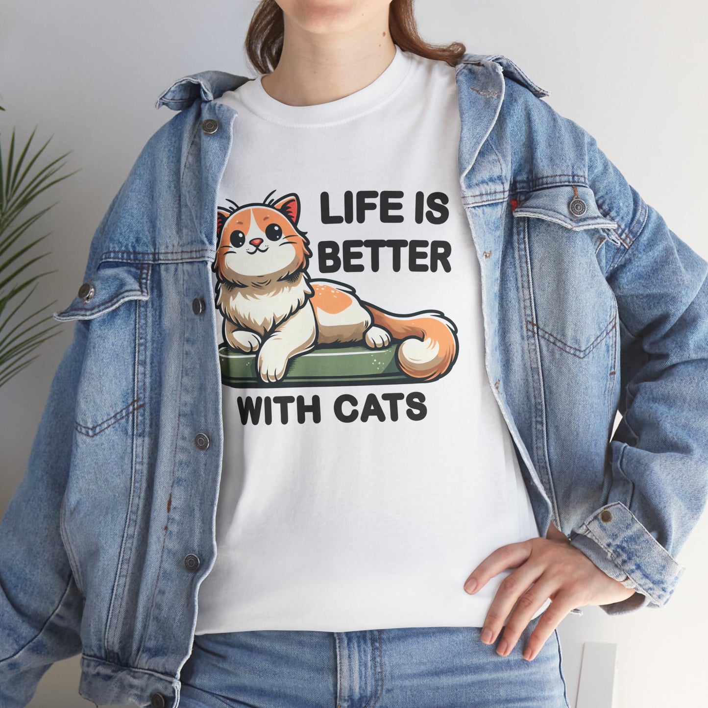 Life is Better with Cats T-Shirt
