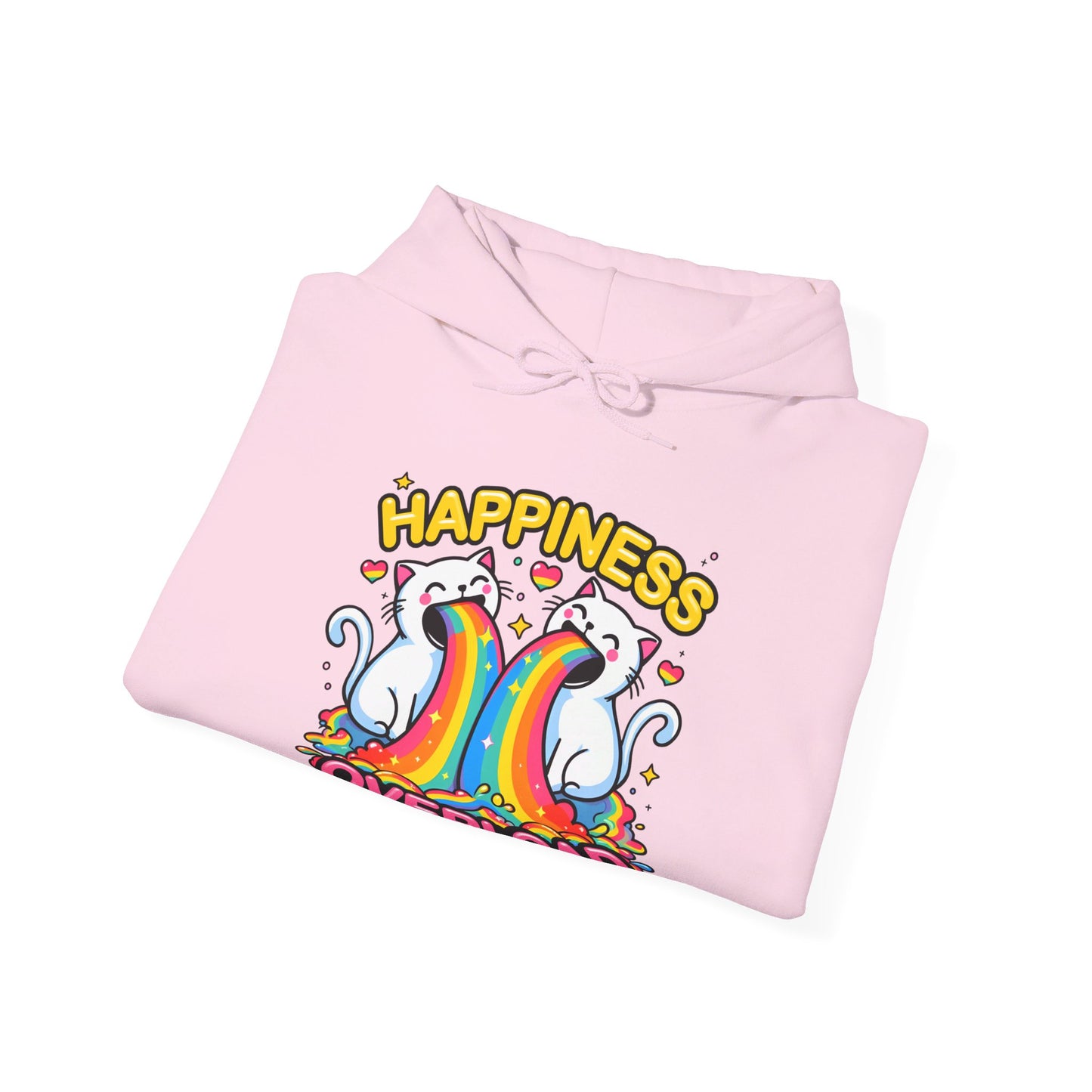 Happiness Overload Gender-Neutral Hoodie