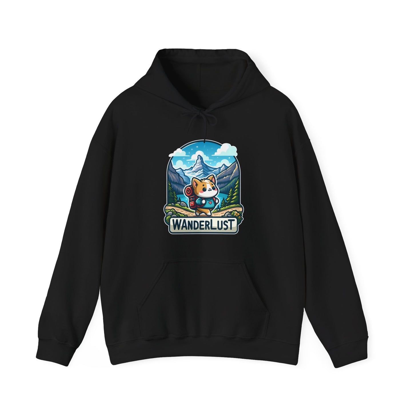 Wanderlust Gender-Neutral Hoodie