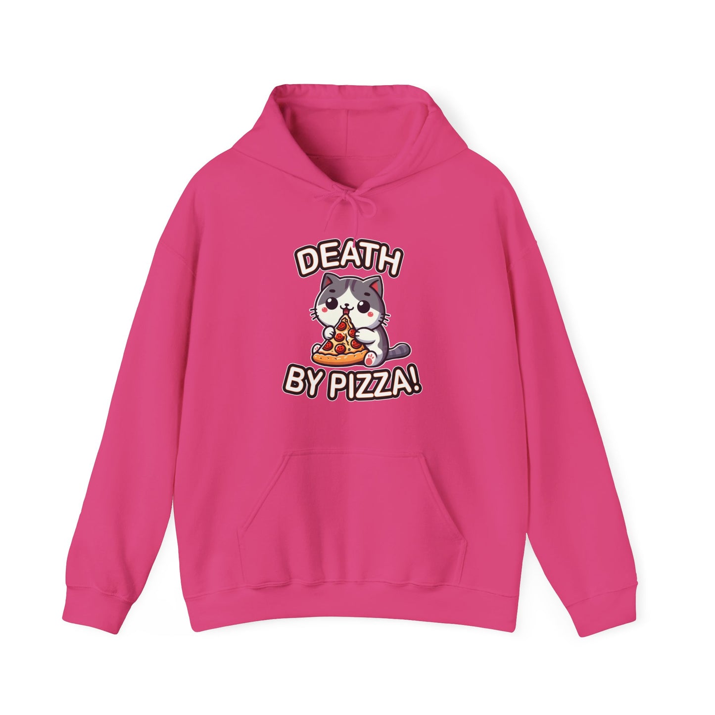 Death by Pizza Gender-Neutral Hoodie