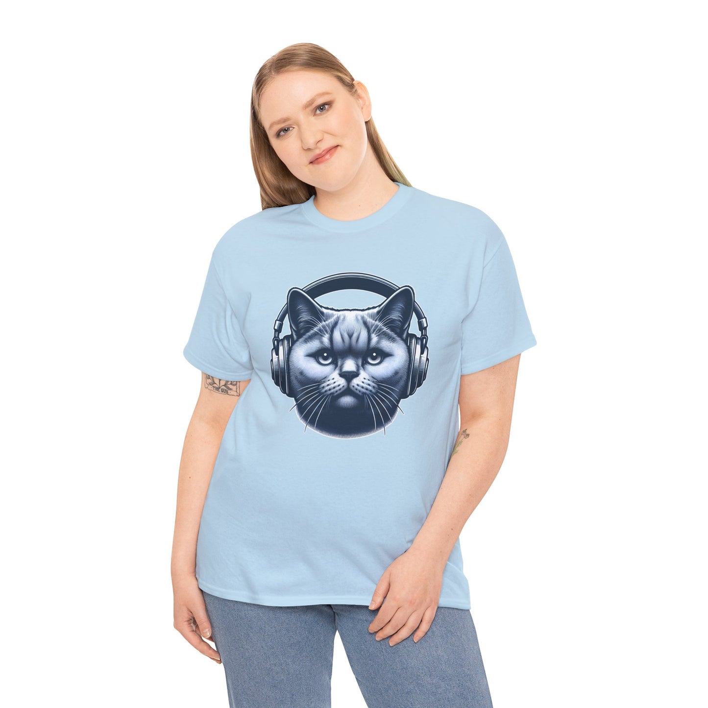 Headphones Cat T-Shirt