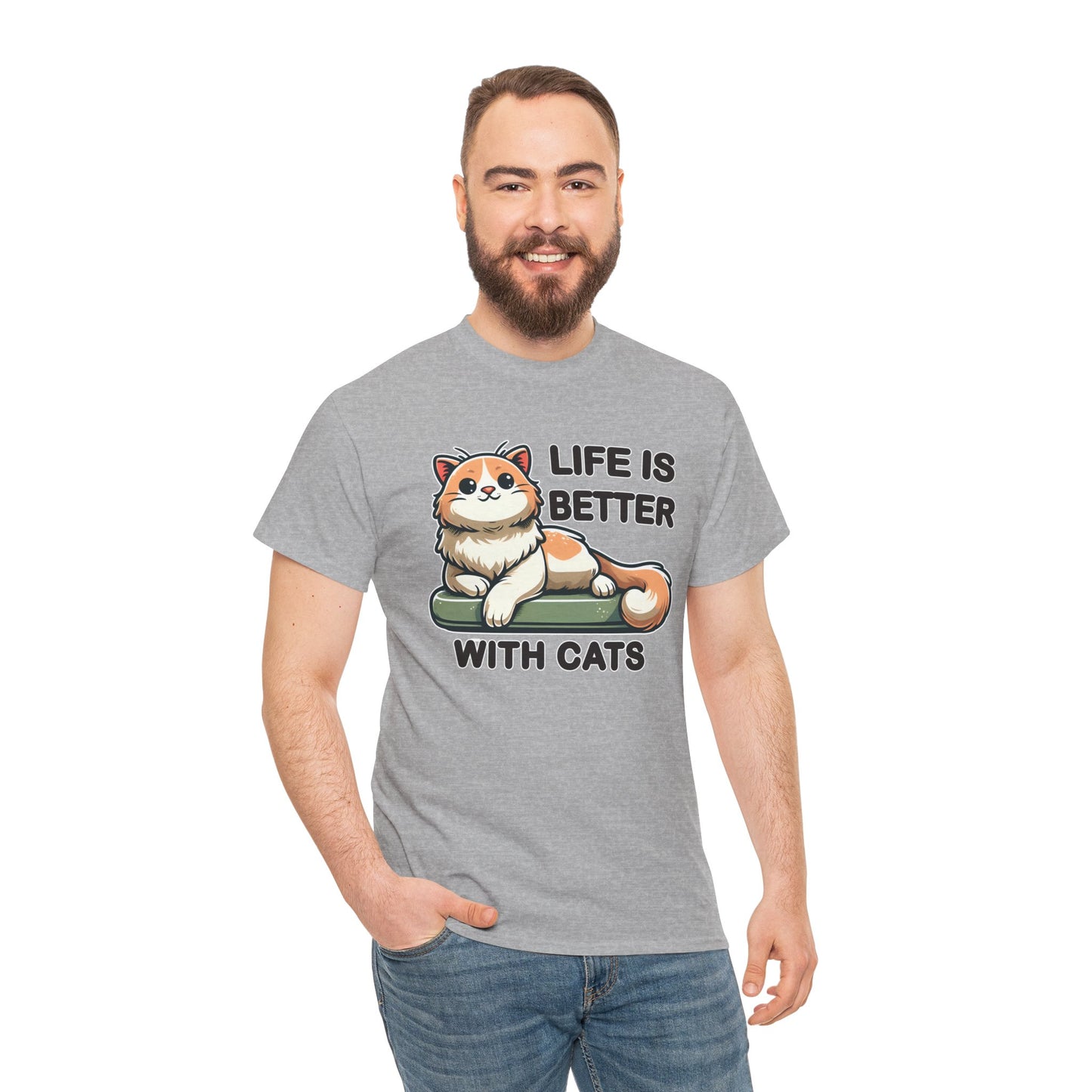 Life is Better with Cats T-Shirt