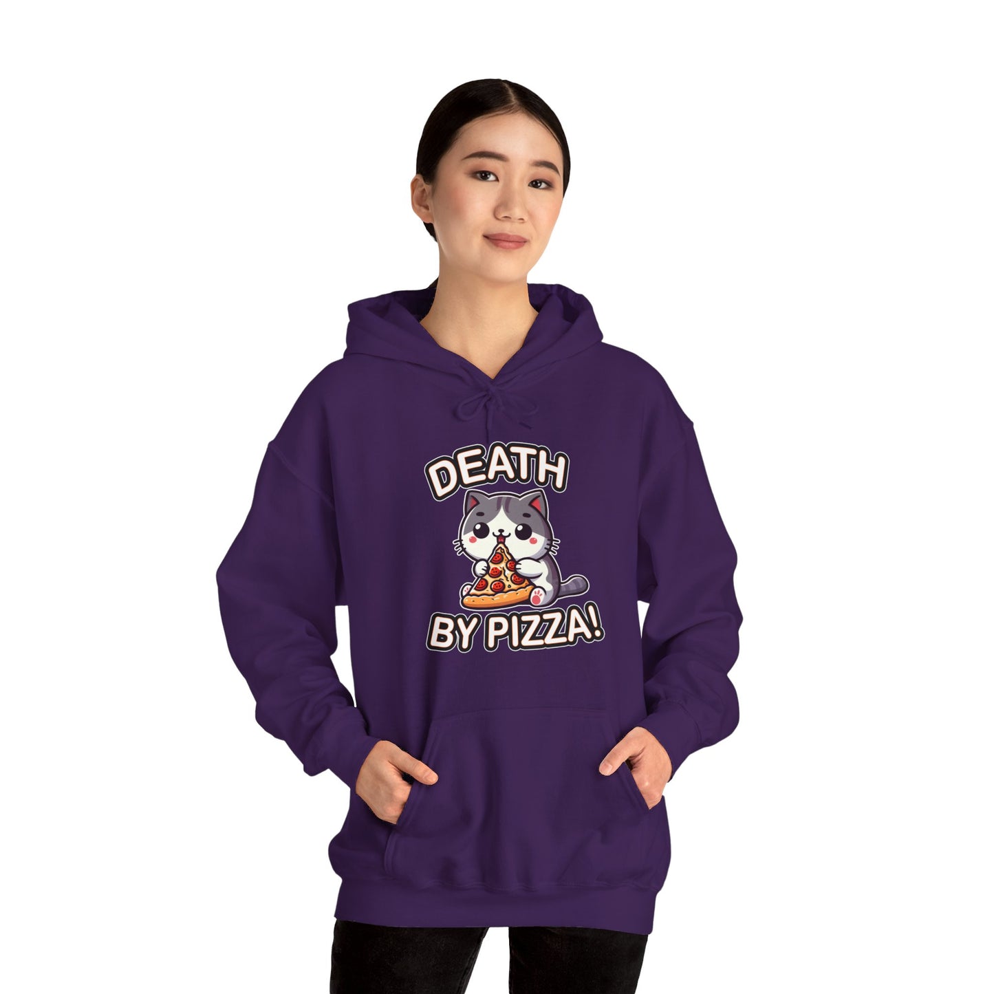 Death by Pizza Gender-Neutral Hoodie