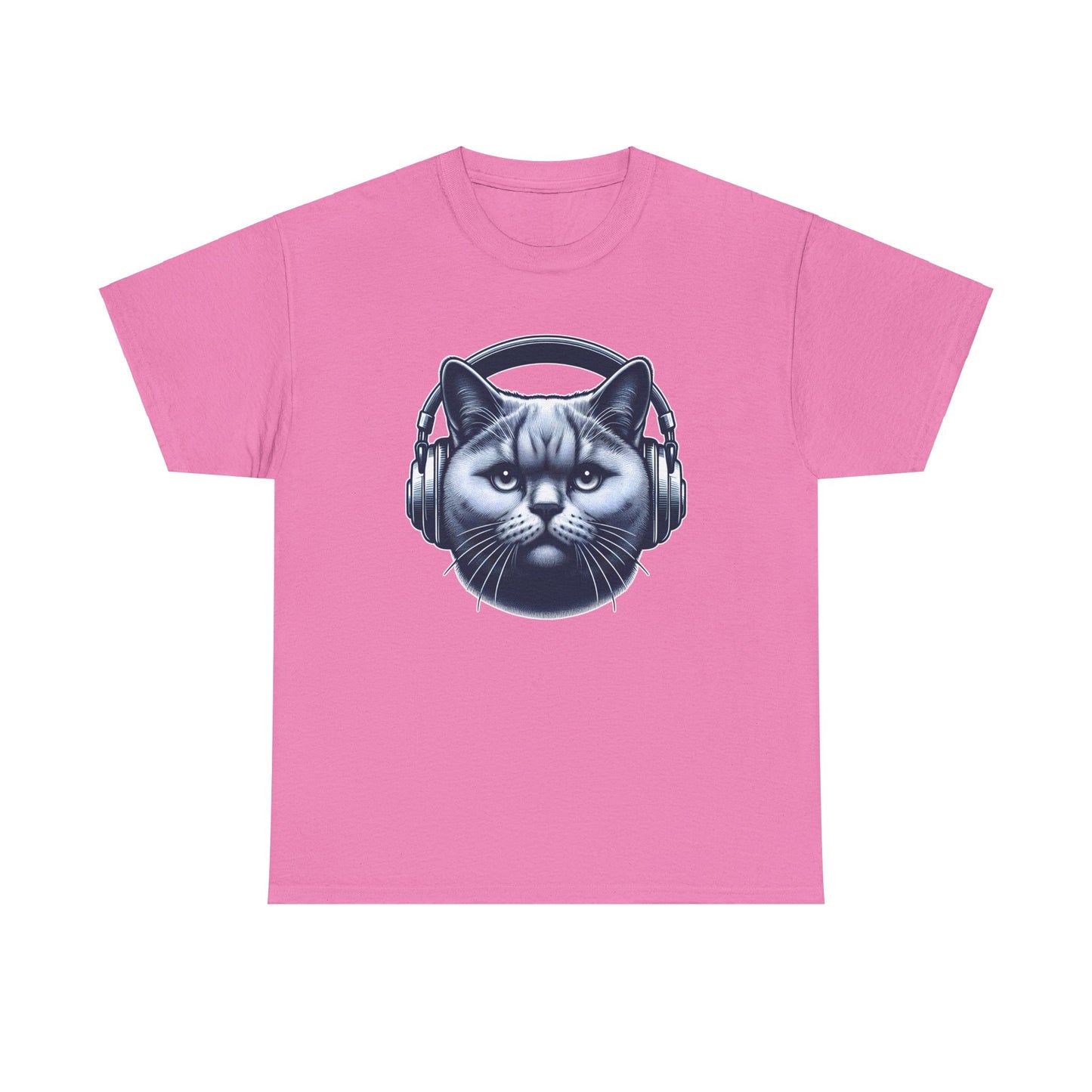 Headphones Cat T-Shirt