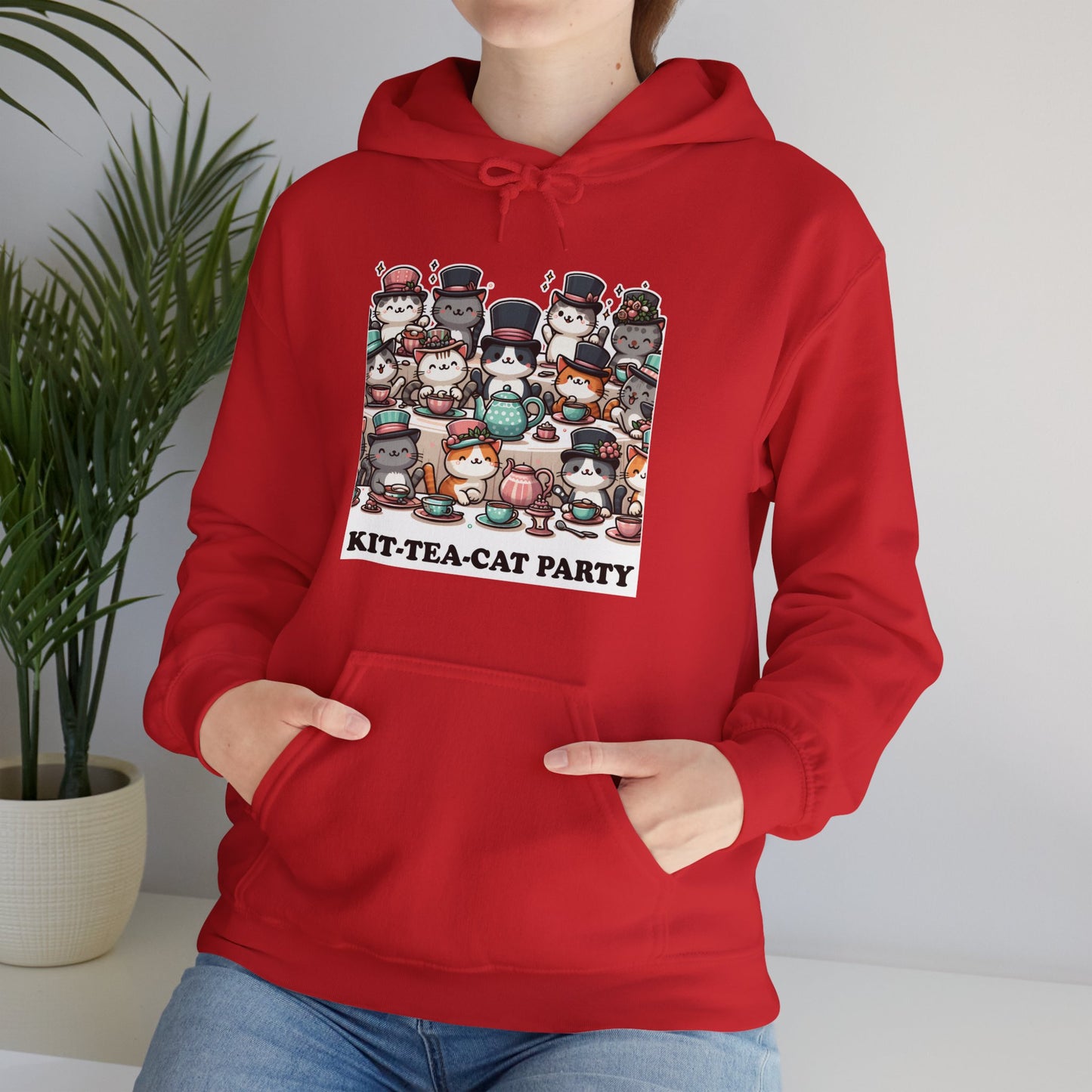 Kit-Tea-Cat Party Hoodie