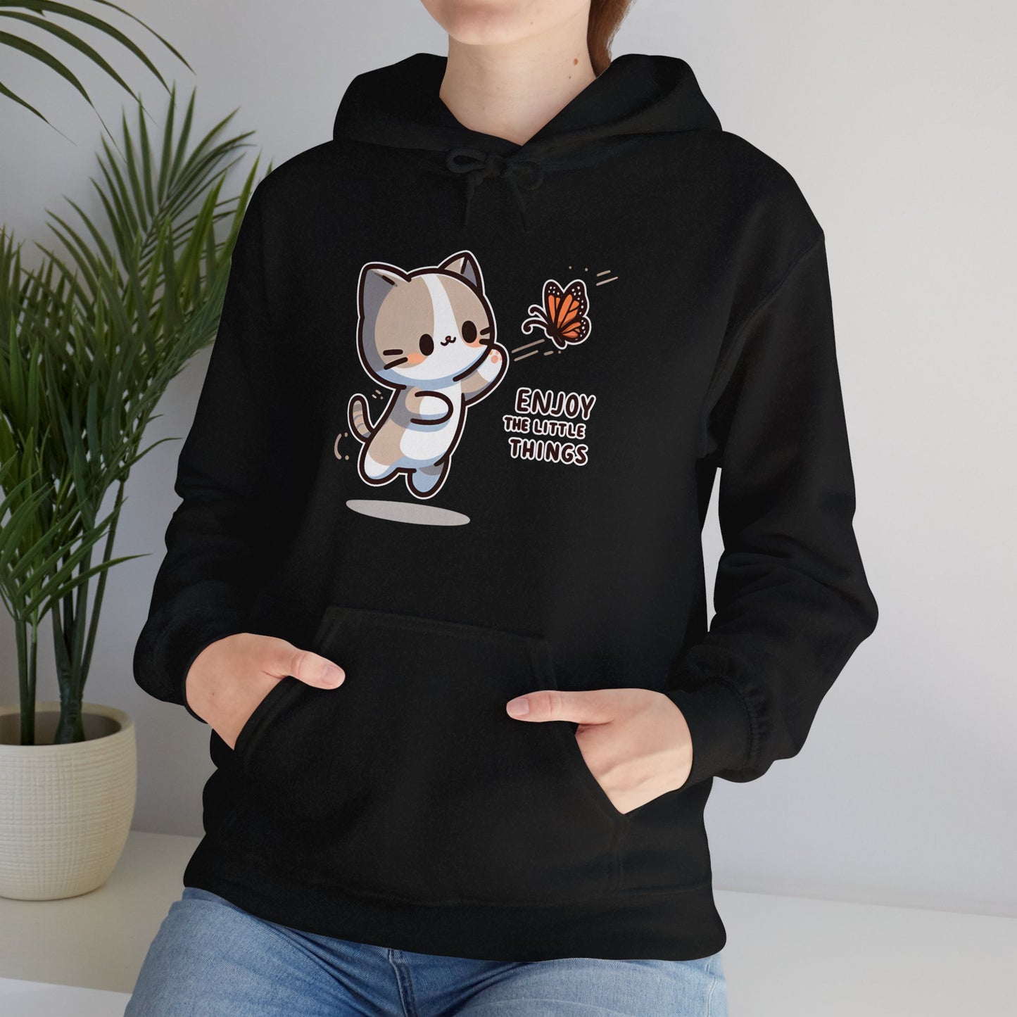 Enjoy the Little Things Gender-Neutral Hoodie