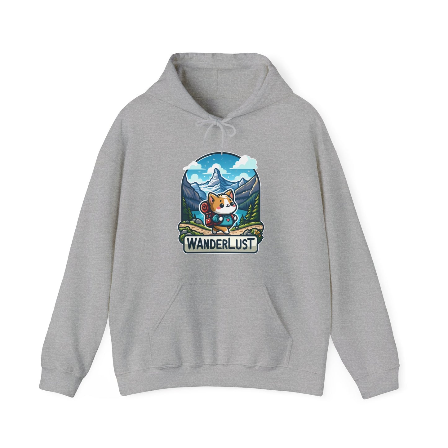 Wanderlust Gender-Neutral Hoodie