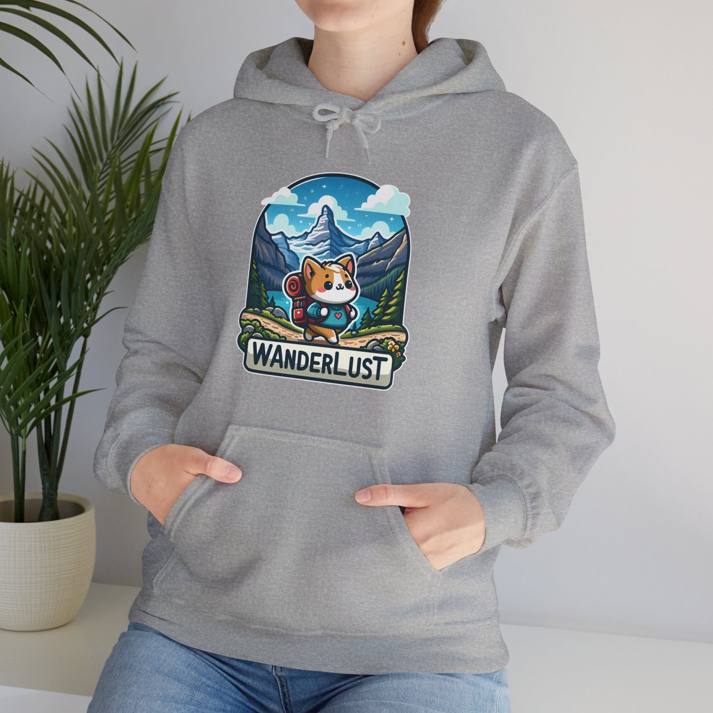 Wanderlust Gender-Neutral Hoodie