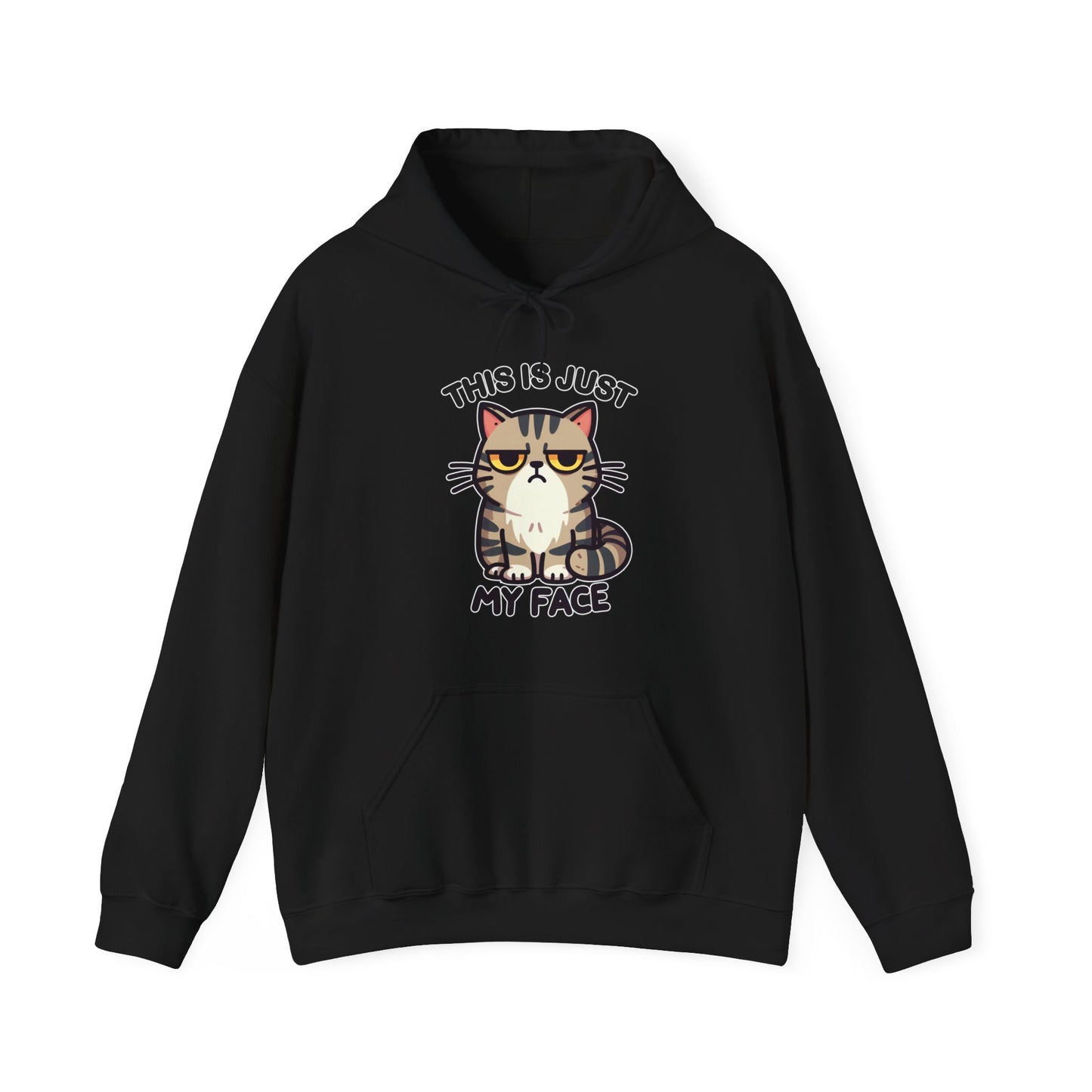 This is Just My Face Gender-Neutral Hoodie